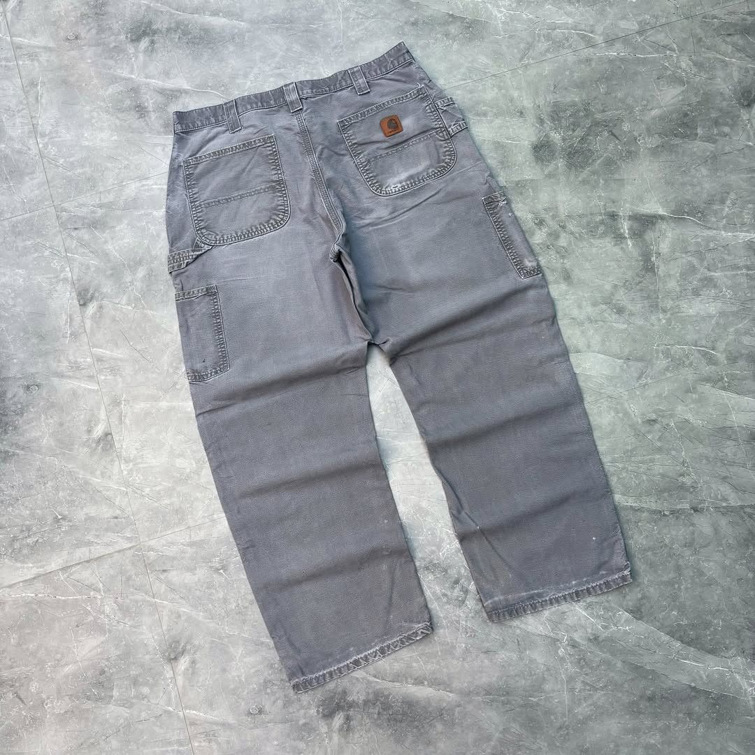 90's Sunfade Carhartt B151 FAT Carpenter Denim Pant