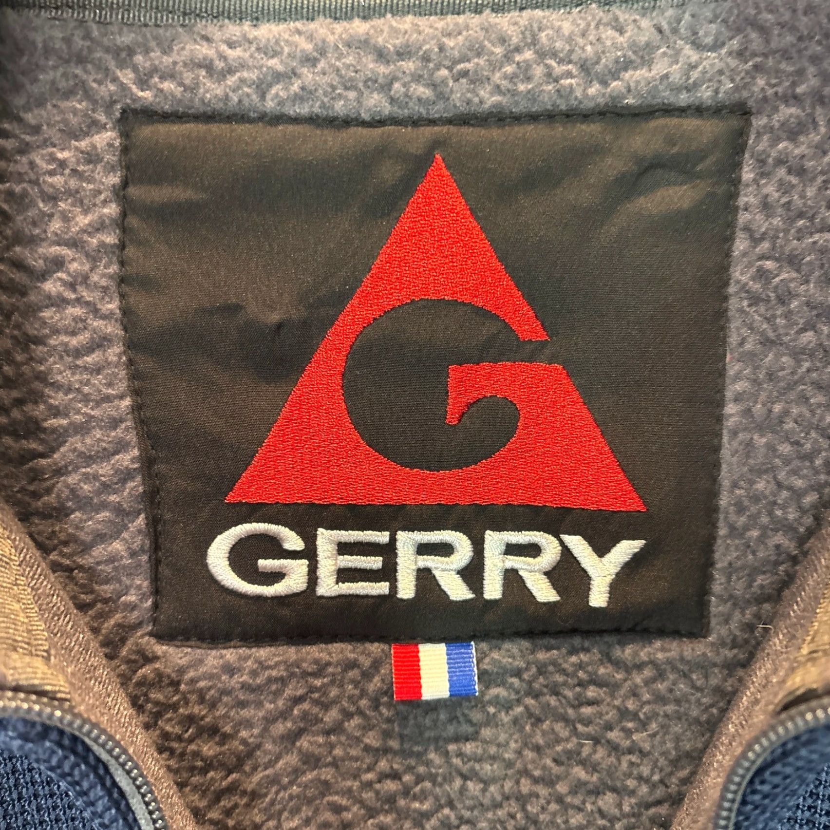Vintage Gerry Bomber Jacket Mens 2XL Blue Fleece Lined Textured Waffle Knit Zip Casual Travel Men Mids-Length Brand Gerry Size US XXL / EU 58 / 5 - 3 Thumbnail
