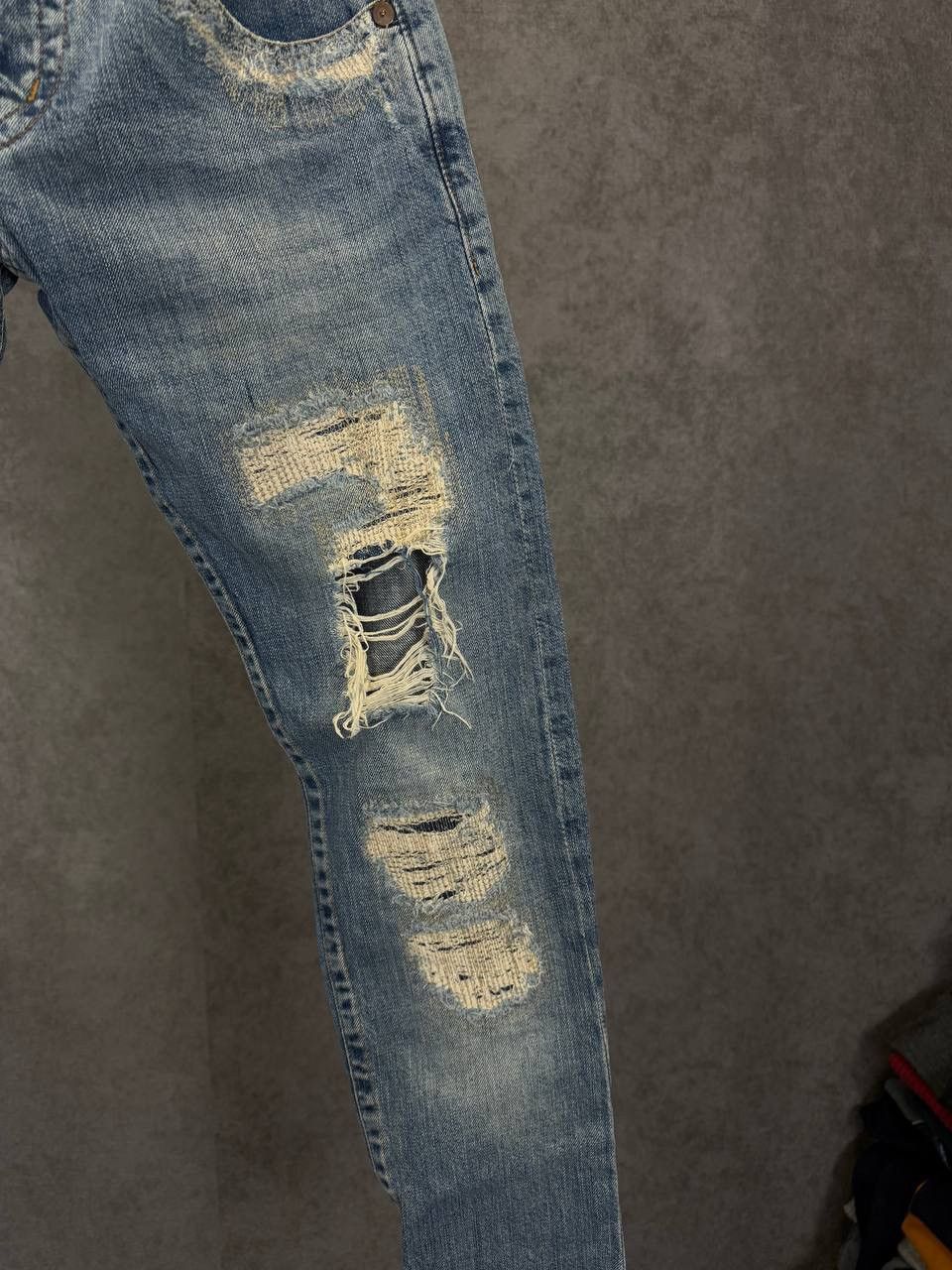 Allsaints Allsaints vintage designer distressed denim jeans Size US 28 / EU 44 - 3 Thumbnail