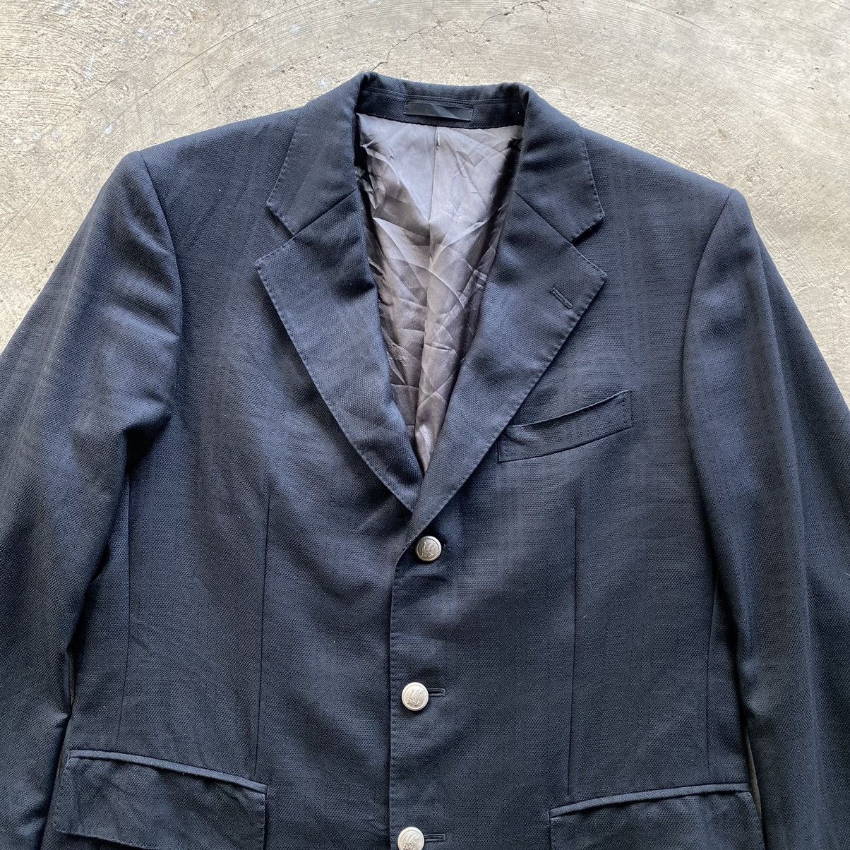 Burberry BURBERRY LONDON Black Nova Check Blazer Jacket Size US M / EU 48-50 / 2 - 4 Thumbnail