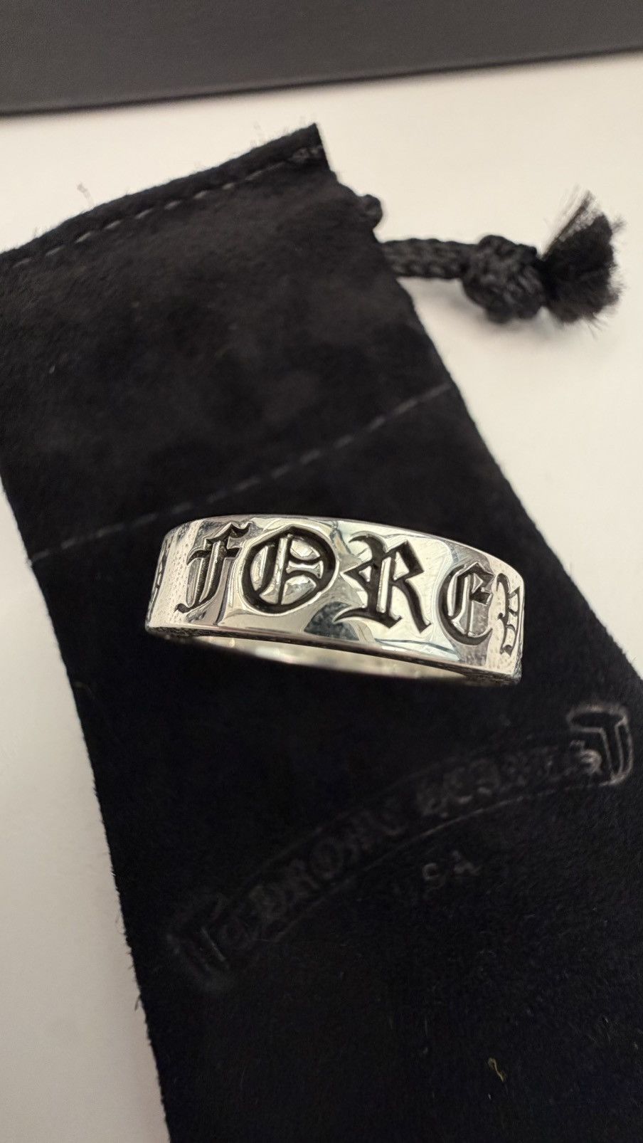 Chrome Hearts Chrome Hearts FOREVER Spacer 6mm Ring Size ONE SIZE - 7 Thumbnail