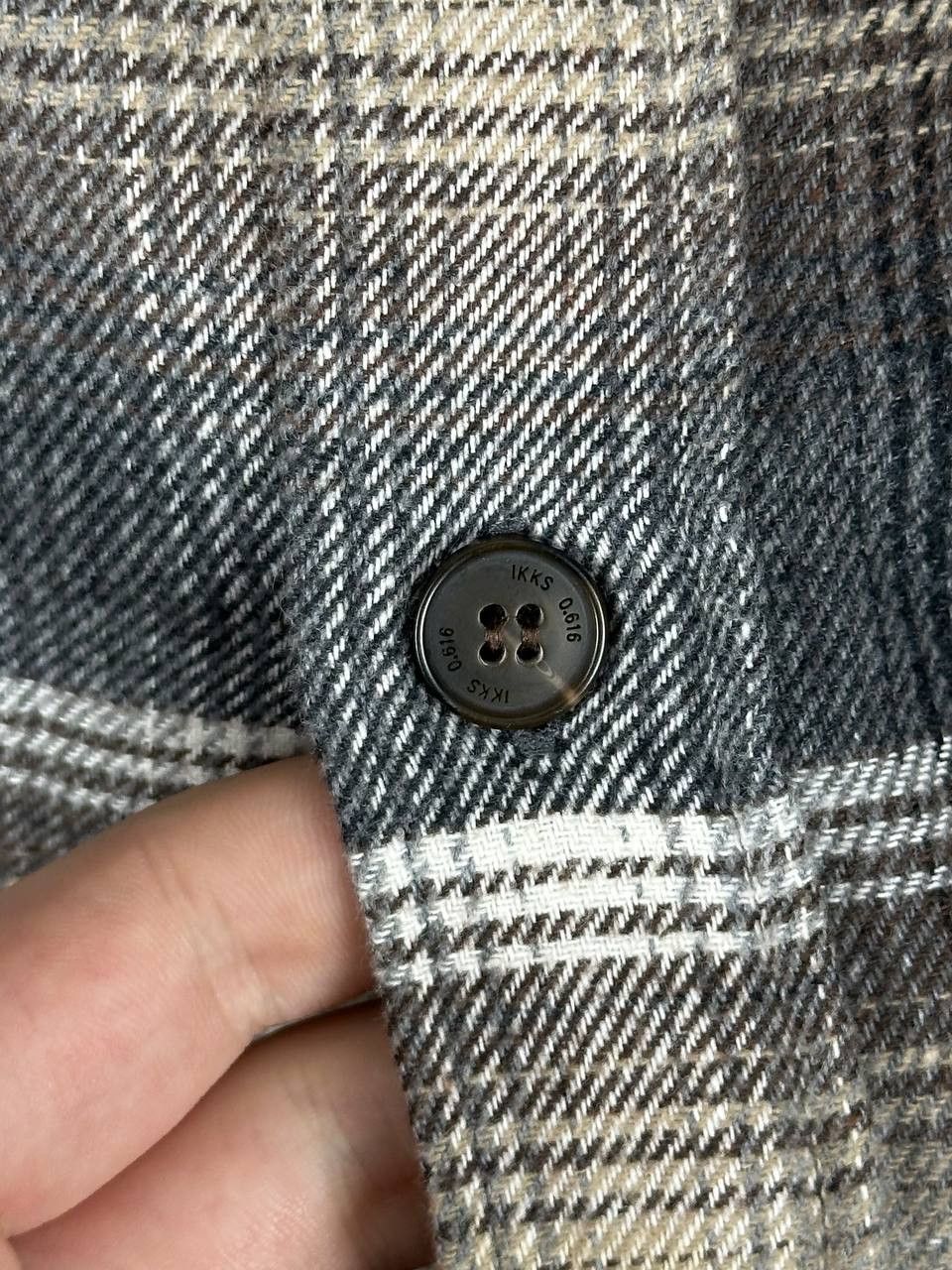 IKKS Luxury IKKS Plaid Long Sleeve Flannel Shirt Size S Size US S / EU 44-46 / 1 - 6 Thumbnail