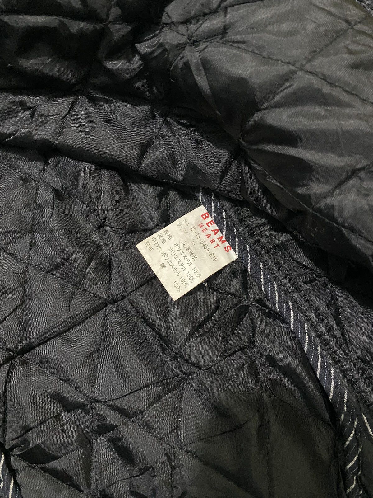 Beams Japan BEAMS HEART Quilted Black Jacket Size US M / EU 48-50 / 2 - 5 Thumbnail