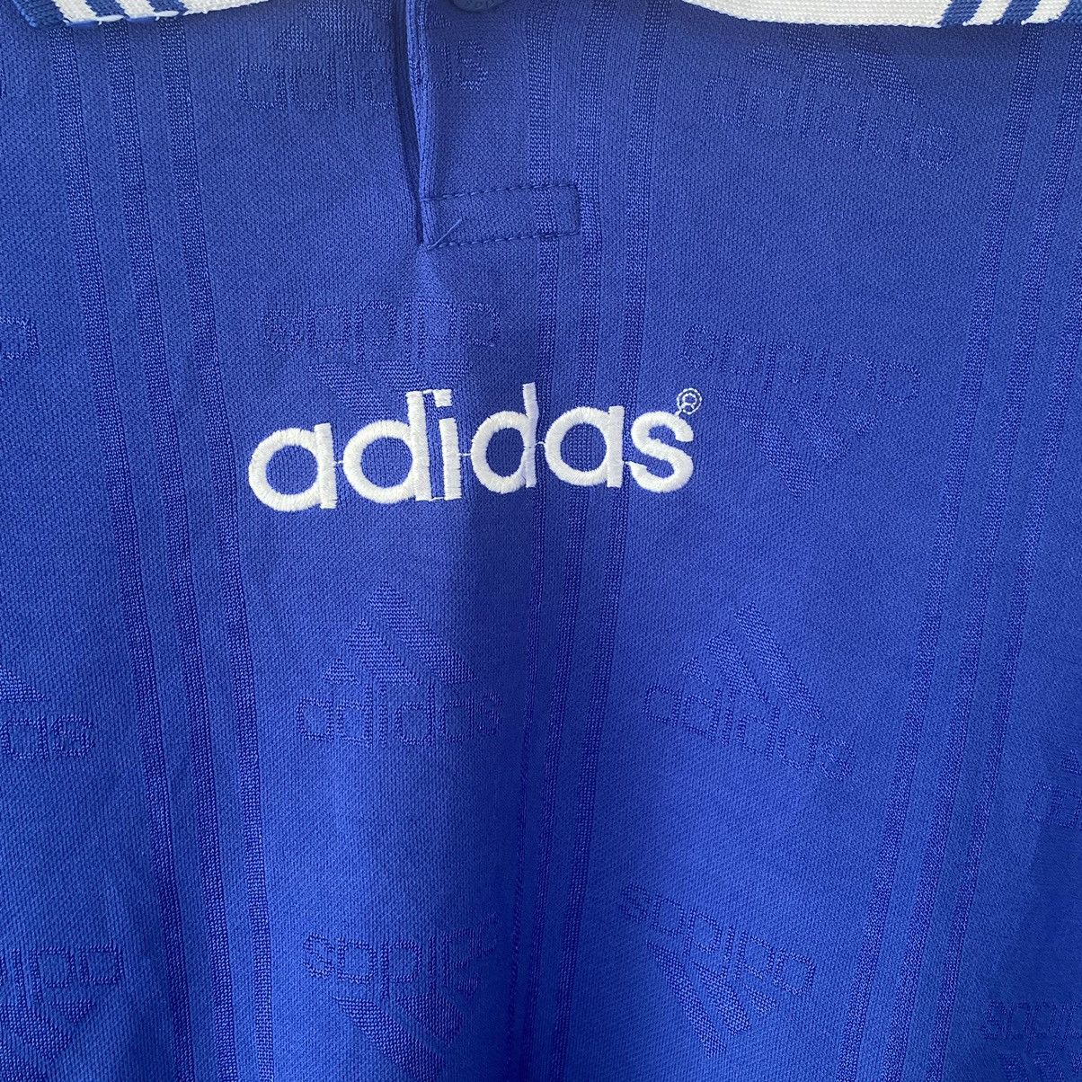 Adidas × Vintage Vintage Adidas long sleeve monogram jersey Size US M / EU 48-50 / 2 - 5 Thumbnail