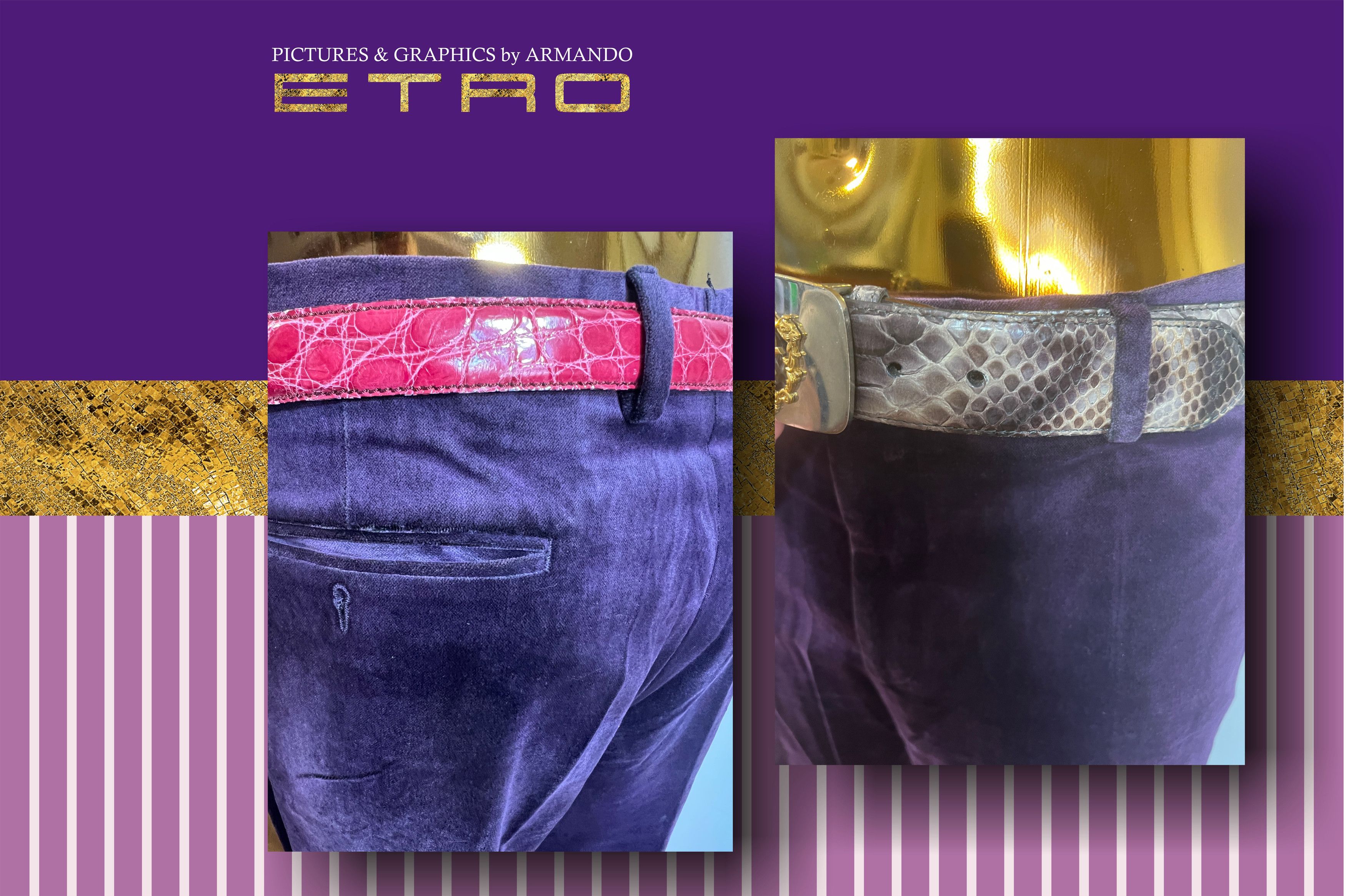 Etro Velvet Pant Size US 40 / EU 56 - 5 Thumbnail