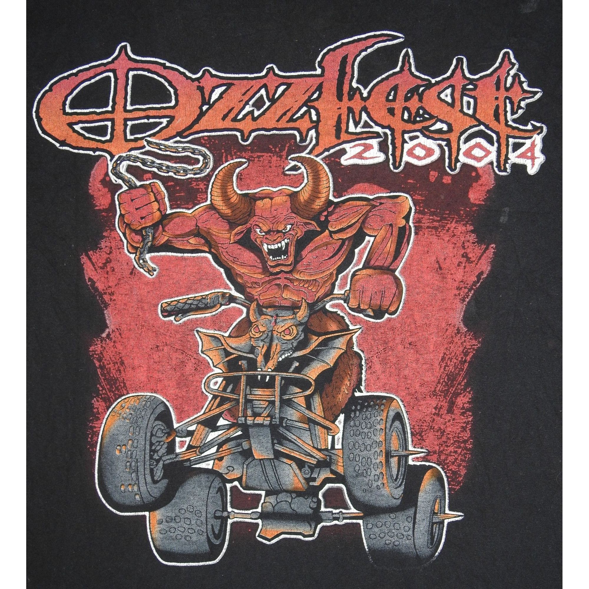 Anvil Vintage 2004 Ozzfest T-Shirt Mens Large/XL Ozzy Osbourne Bla Size US L / EU 52-54 / 3 - 2 Thumbnail