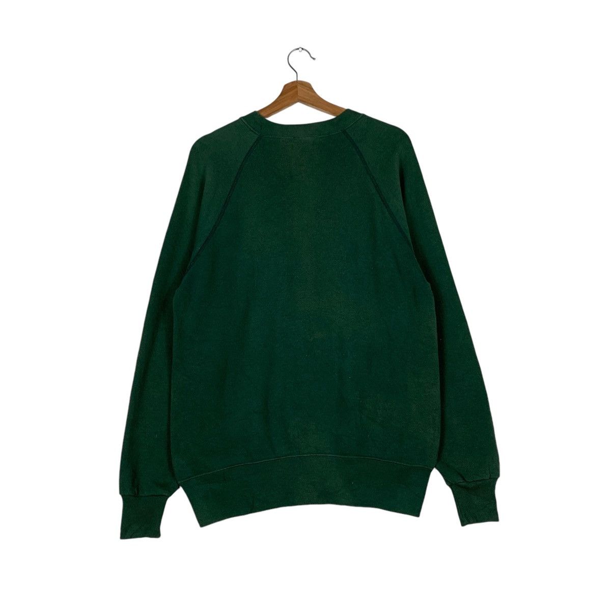 Vintage CAMBRIDGE UNIVERSITY EMBROIDERERS Green Sweatshirt #1413-C64 Size US L / EU 52-54 / 3 - 12 Thumbnail