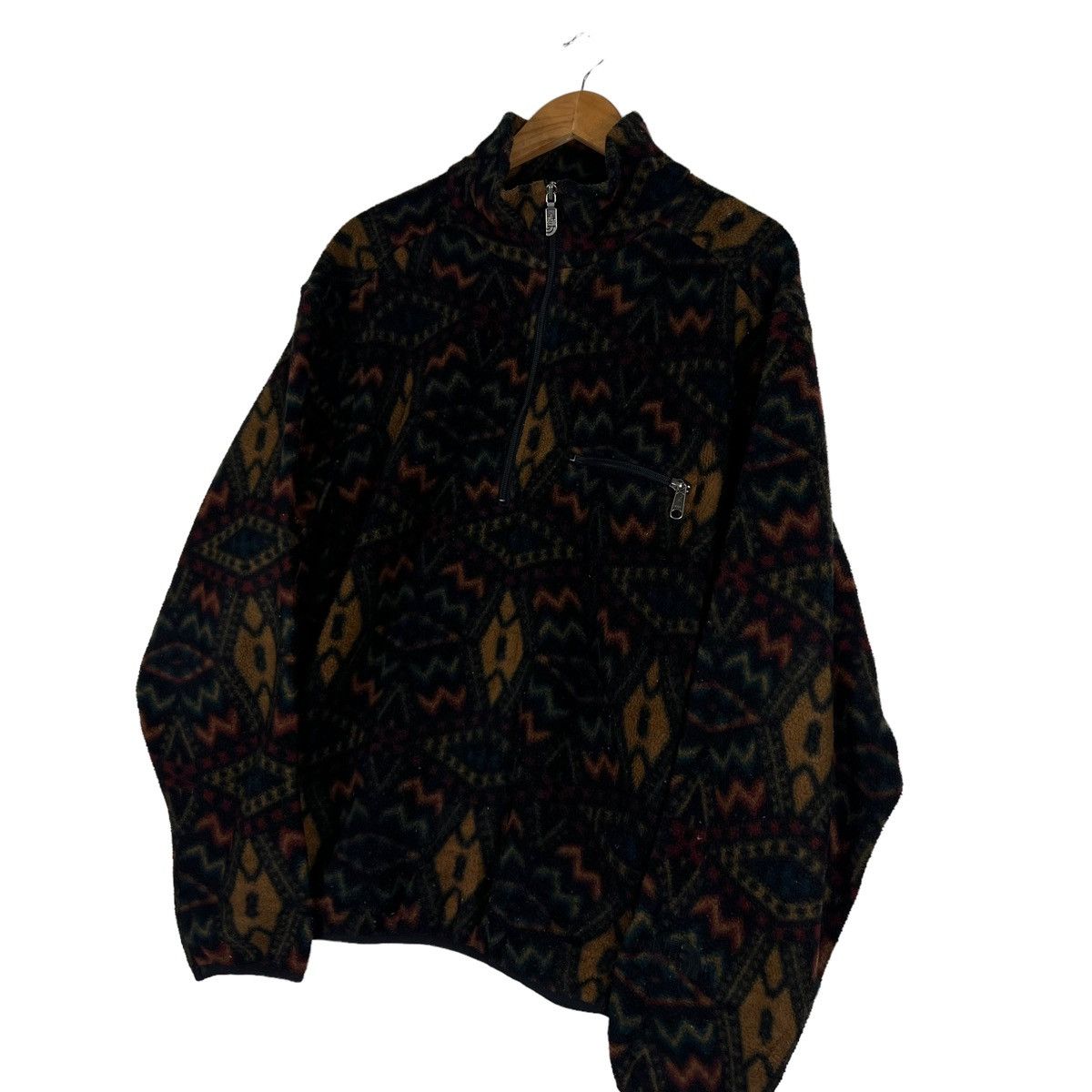The North Face 🔥90’s Vintage The North Face Navajo Aztec Design Fleece Size US L / EU 52-54 / 3 - 12 Thumbnail