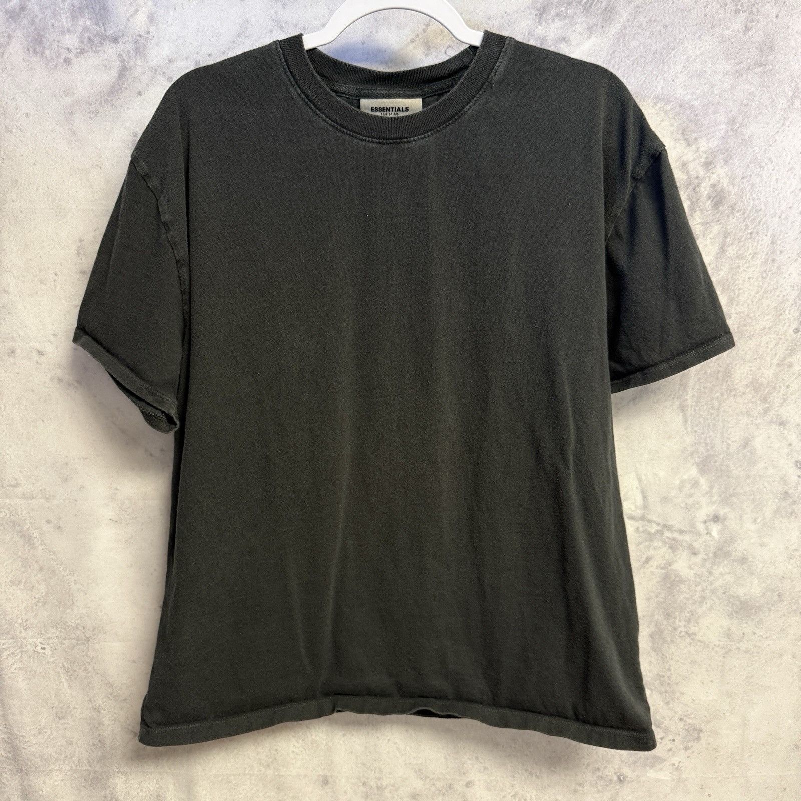 Essentiel Antwerp Essentials Fear of God T Shirt Mens Small Black Short Sleeve Size US S / EU 44-46 / 1 - 3 Thumbnail