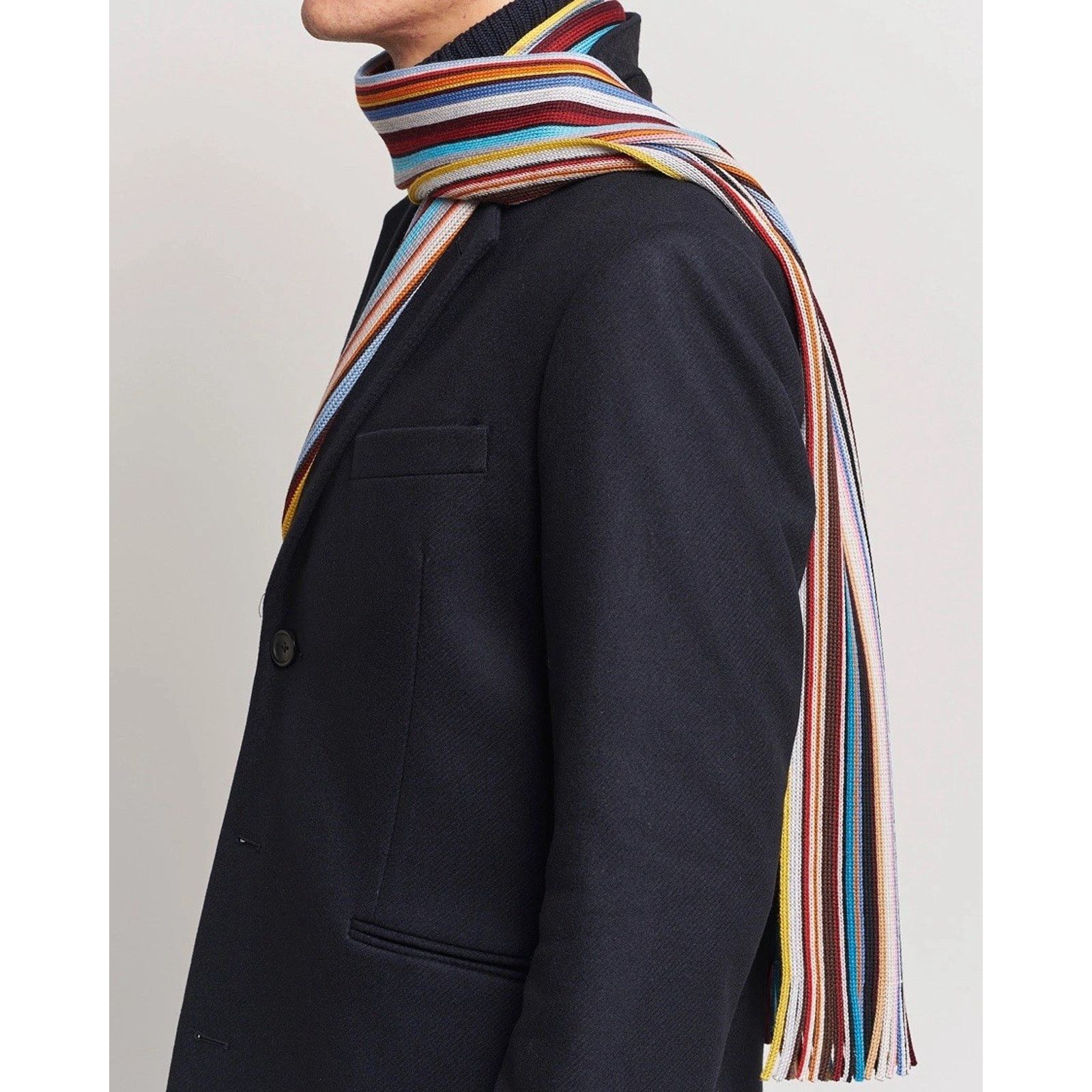 Paul Smith NWT $350 Paul Smith Stripe SCARF HAT GLOVES Gift Box Set Size ONE SIZE - 14 Thumbnail