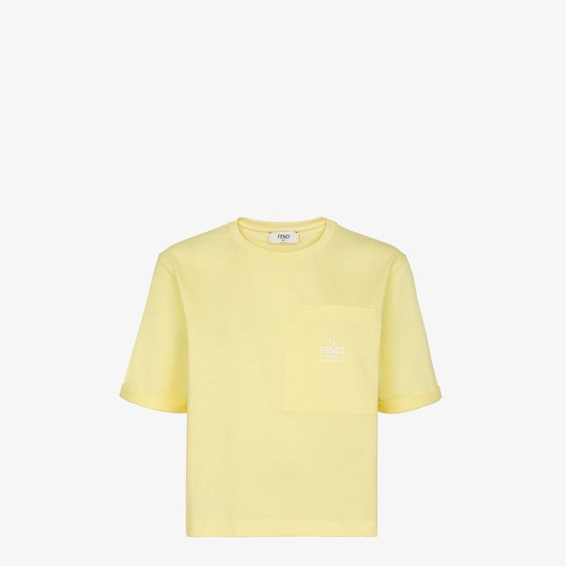Fendi o1loc1c0126 T-Shirt in Yellow Size M / US 6-8 / IT 42-44 - 1 Thumbnail