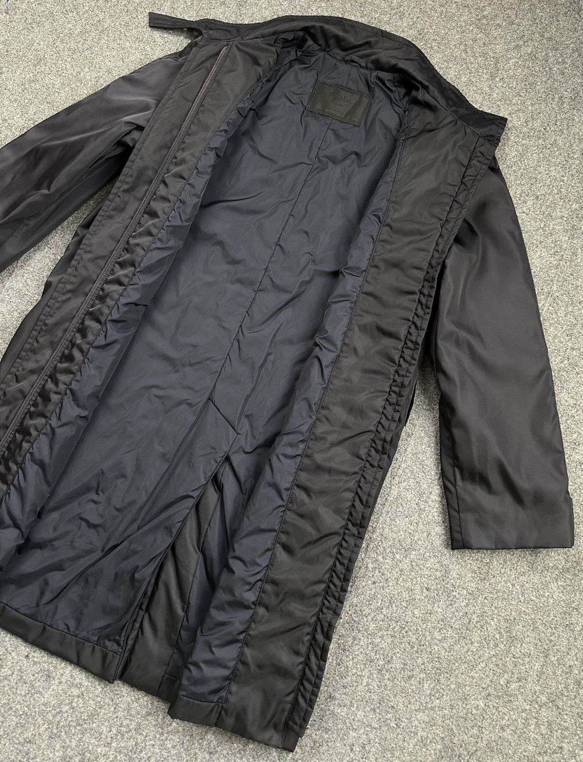 Prada Prada - Mac Zip-Up Nylon Coat - Emblem Logo With Neck Strap Size US M / EU 48-50 / 2 - 6 Thumbnail