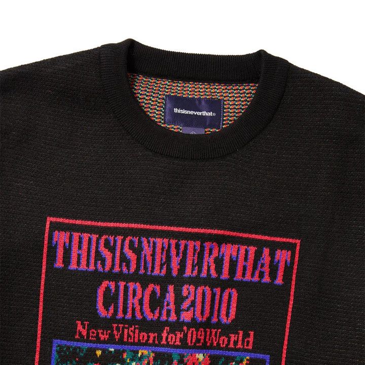 thisisneverthat o1mle0925 Basketball Hoop Knit Sweater in Black Size US S / EU 44-46 / 1 - 2 Thumbnail