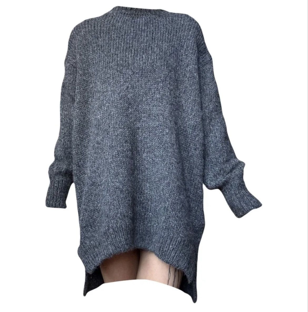 Anine Bing Annie Bing Grey Alpaca Wool Sweater Dress Oversized Fit Size M / US 6-8 / IT 42-44 - 1 Thumbnail