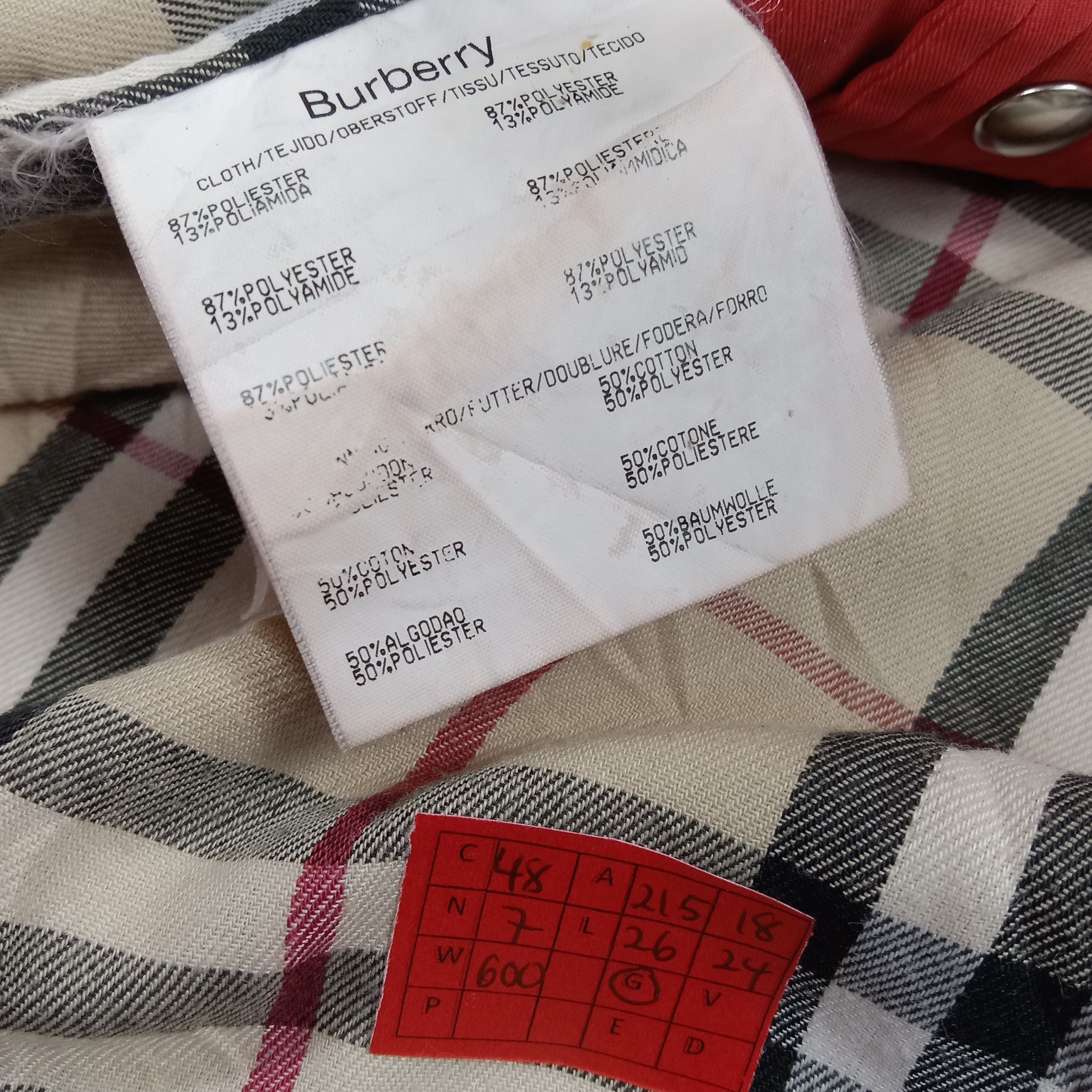 Burberry × Vintage Burberry London Luxury Brand Nova Check Style Jacket Size US M / EU 48-50 / 2 - 12 Thumbnail