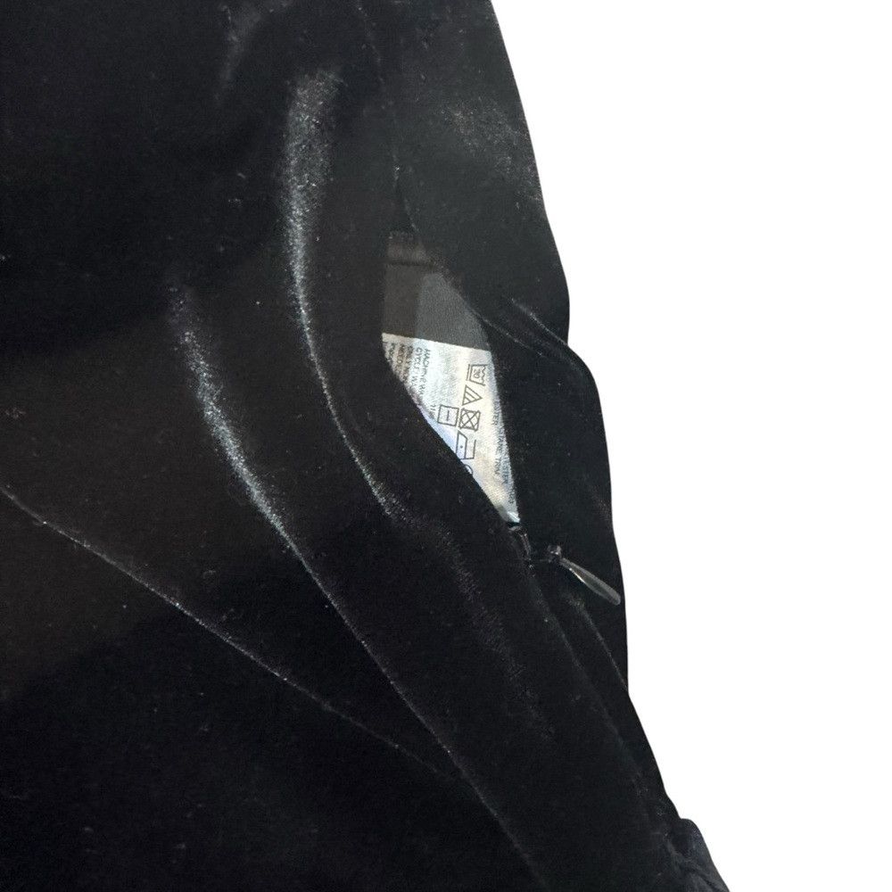 Banana Republic NWT New Banana Republic Black Velvet Cowl-Neck Black Jumpsu Size 30" / US 8 / IT 44 - 4 Thumbnail