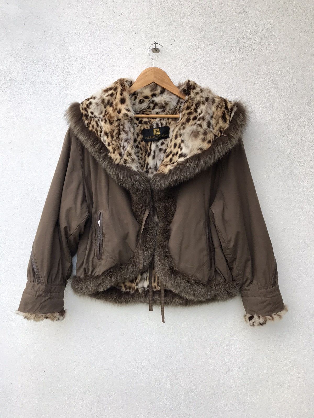 Designer × Pierre Balmain Pierre Balmain Faux for Jacket Designer Japanese Brands Size ONE SIZE - 1 Thumbnail