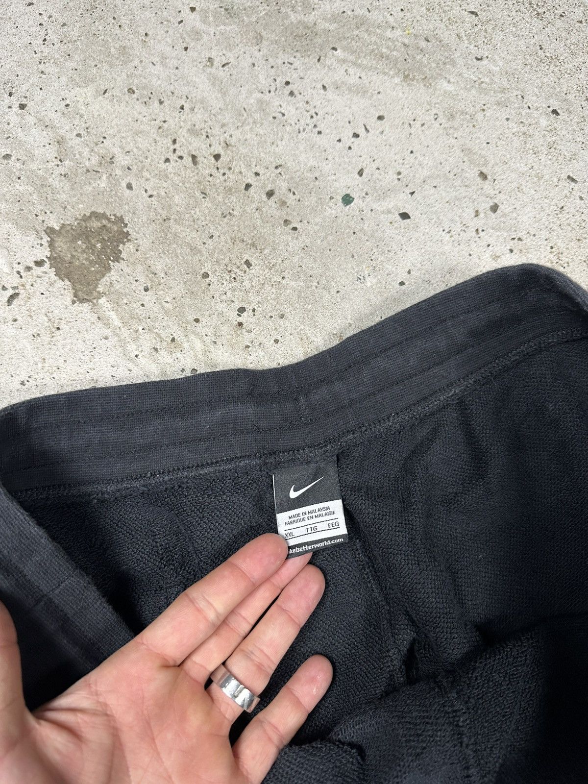 Nike × Vintage Vintage Y2K Nike x FC Barcelona Baggy Sweat Pants Swoosh Size US 36 / EU 52 - 8 Thumbnail