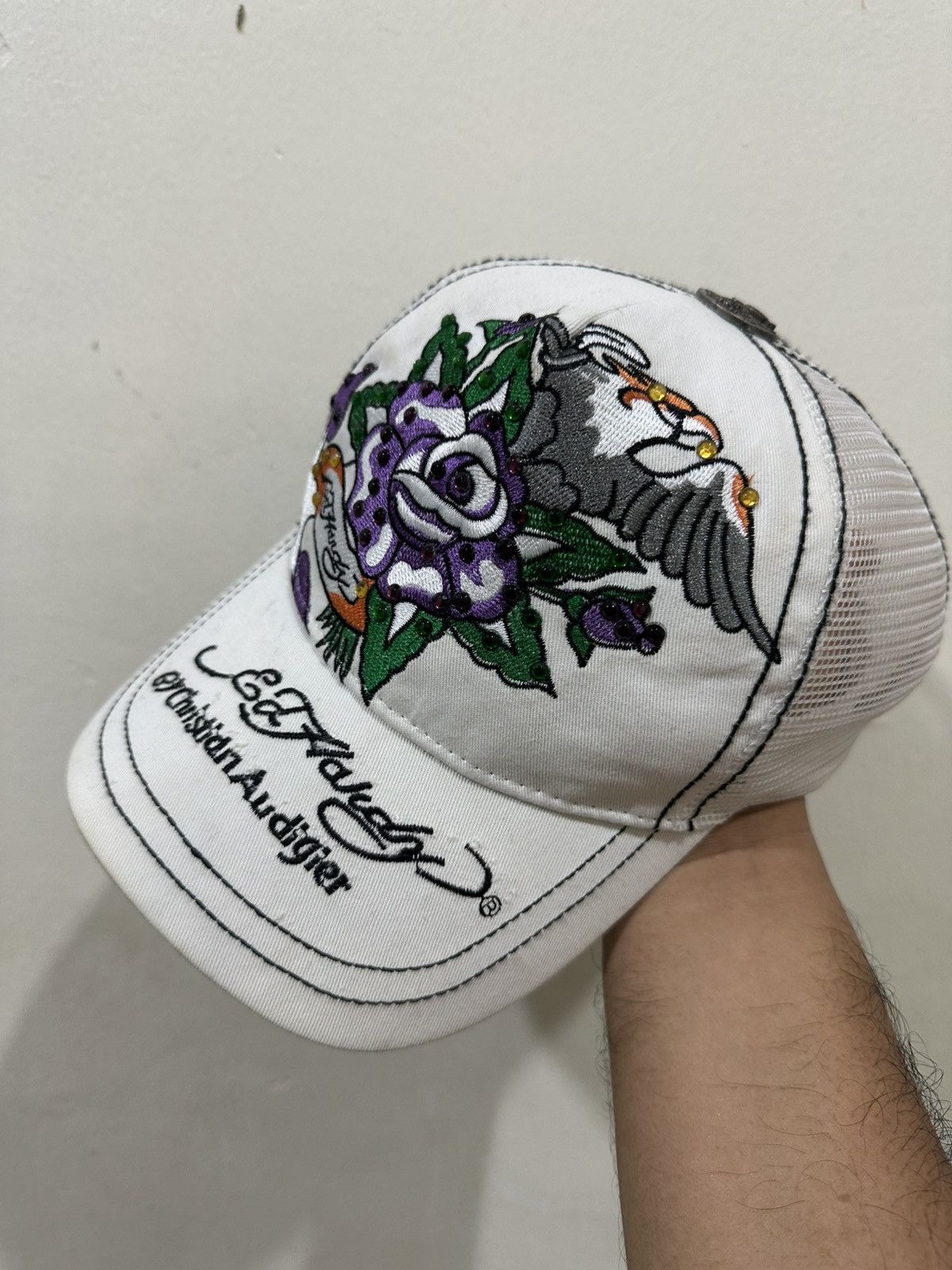 VTG Ed Hardy Full Embroid Trucked Hat