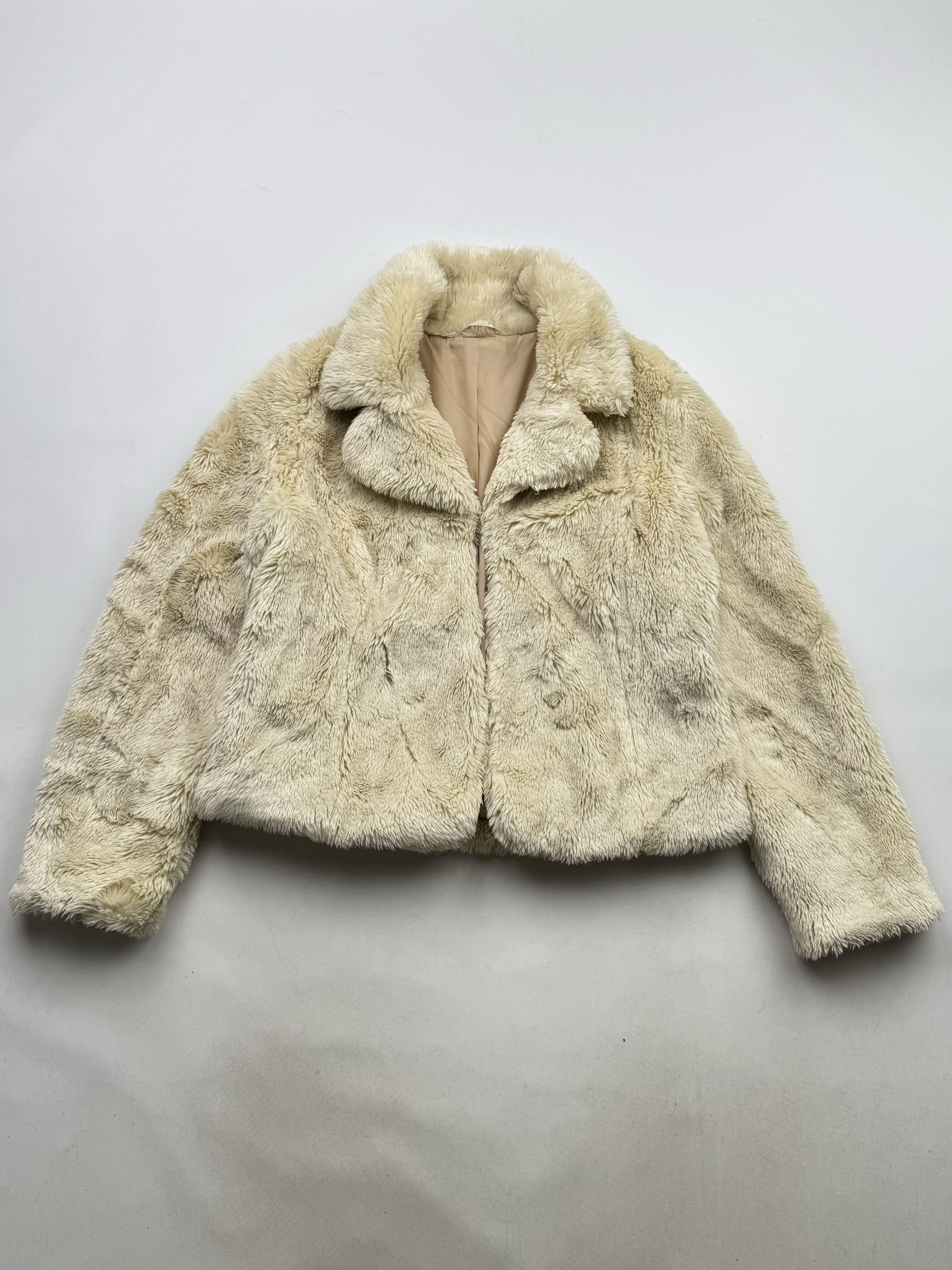 Japanese Brand 00's Faux Fur Coat B60 E2(V419) Size M / US 6-8 / IT 42-44 - 1 Thumbnail