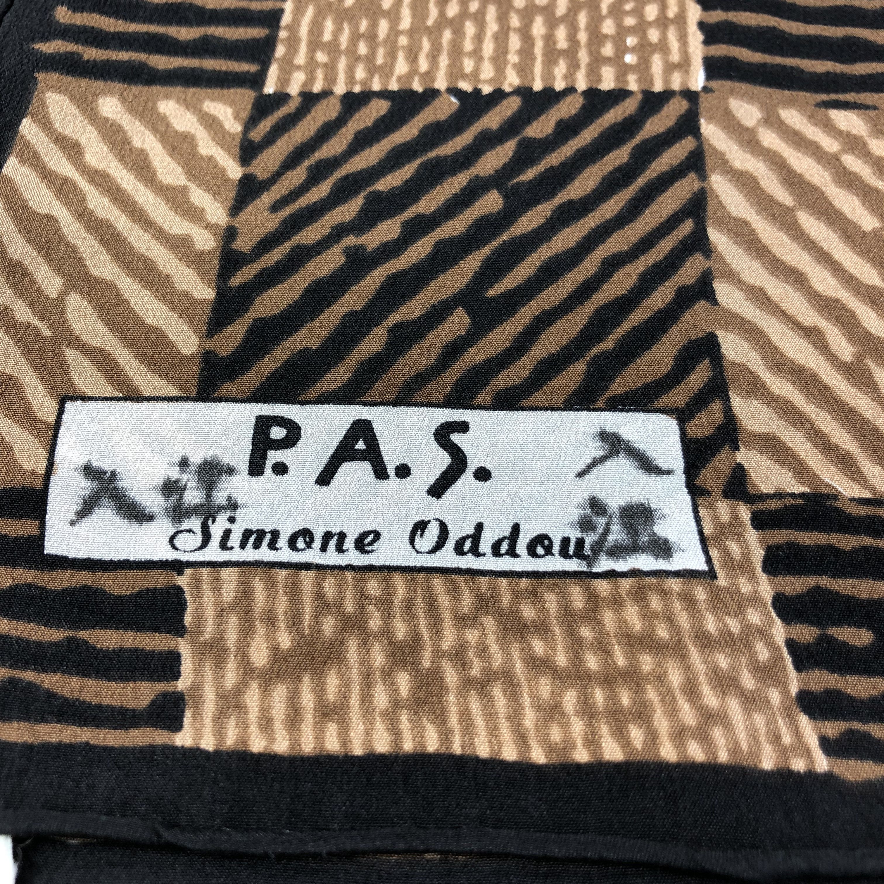 Japanese Brand Vintage P.A.S Silk Stole Silk Scarf M753 Size ONE SIZE - 3 Thumbnail