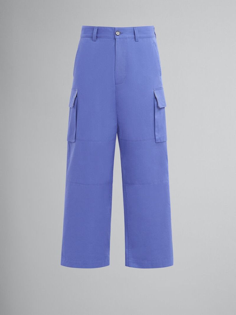 Marni o1f1d3z0326 Cargo Pants in Blue Size US 32 / EU 48 - 1 Thumbnail