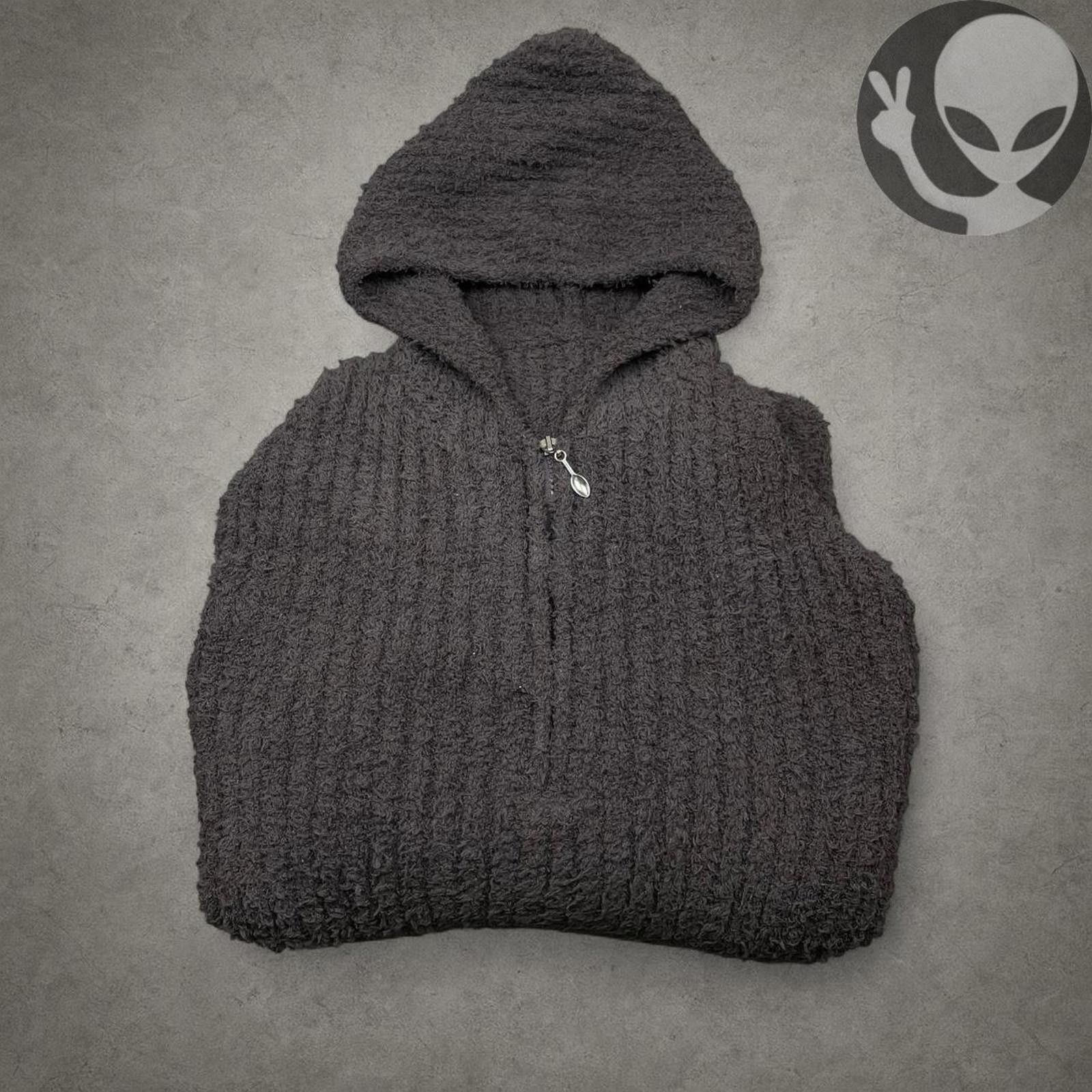 Other Custom Wool Robe adult extra large grey hooded pullover Size ONE SIZE - 7 Thumbnail