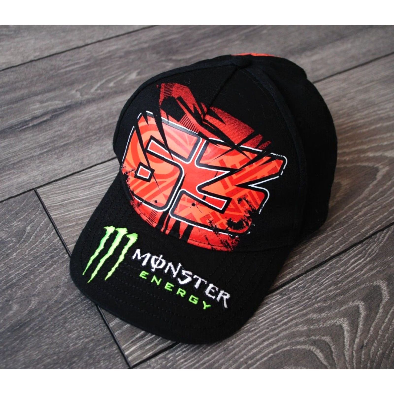 Vintage MOTOGP BAGNAIA Monster Energy Cap Adjustable Black One Size Men Baseball Cap Ducati Lenovo Team Size ONE SIZE - 2 Thumbnail
