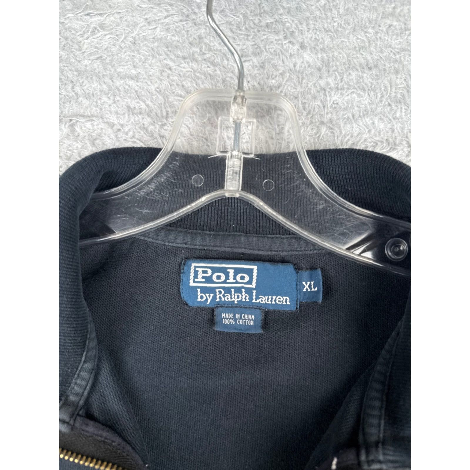 Ralph Lauren VINTAGE Polo Ralph Lauren Sweatshirt Pullover 1/4 Zip Mock Neck Blue XL Men Casual Golf Sports American Size US XL / EU 56 / 4 - 7 Thumbnail