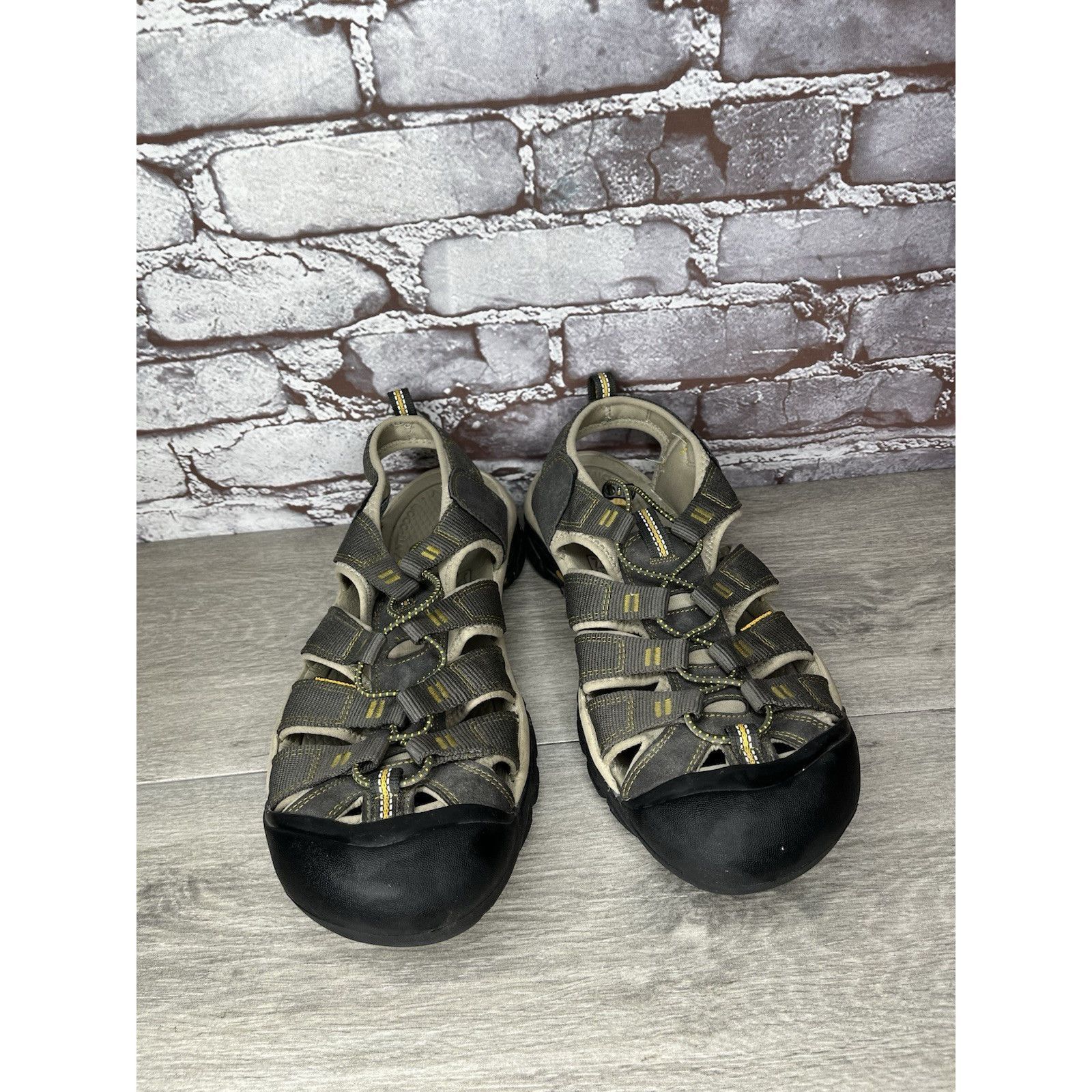 KEEN KEEN Newport H2 Gray Textile Hiking Waterproof Sandals Men S Size US 12 / EU 45 - 13 Thumbnail