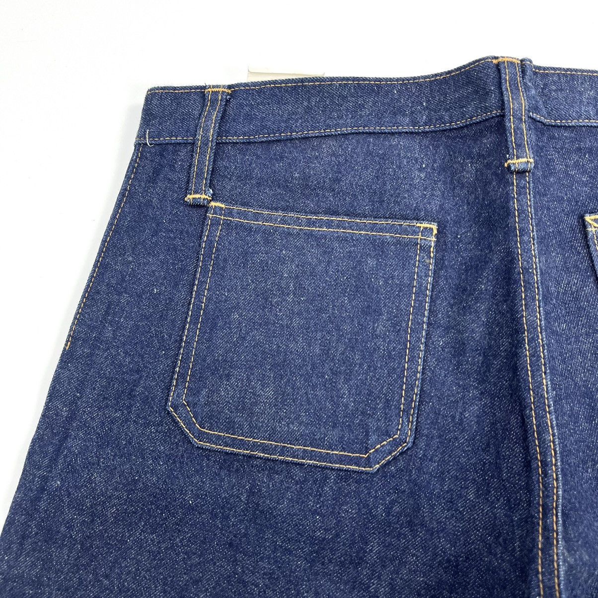 If Six Was Nine × Japanese Brand × Le Grande Bleu (L.G.B.) Crazy Bison Bell Button Bush Pants Bootcut Flared Jeans Size 33" - 13 Thumbnail