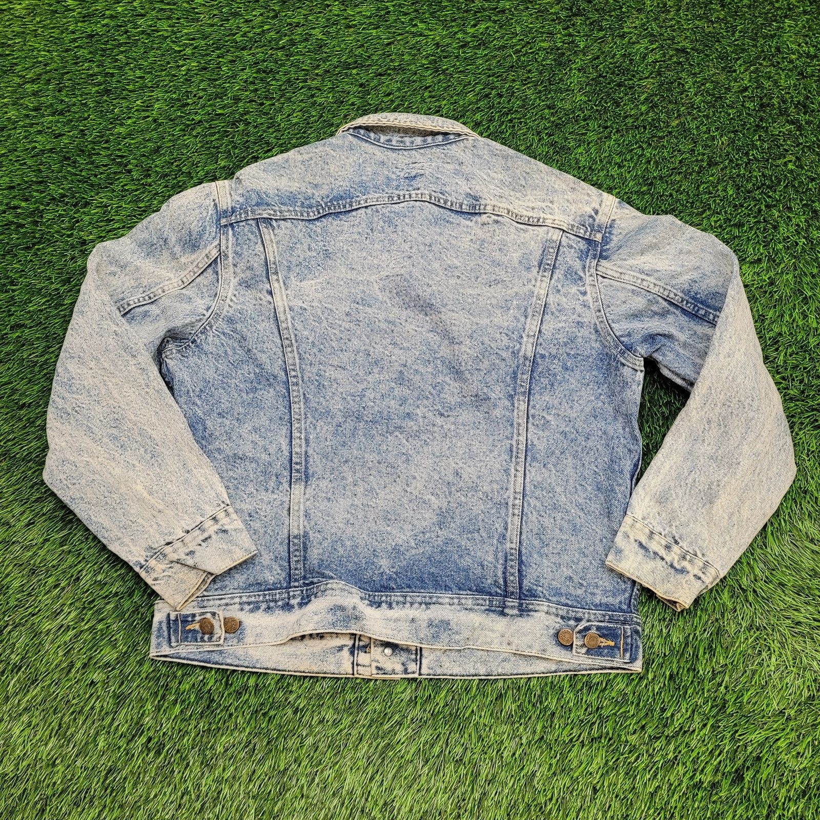 Lee Vintage LEE Riders Denim Jacket M 22x25 Cropped PATD-153438 Size US M / EU 48-50 / 2 - 2 Thumbnail