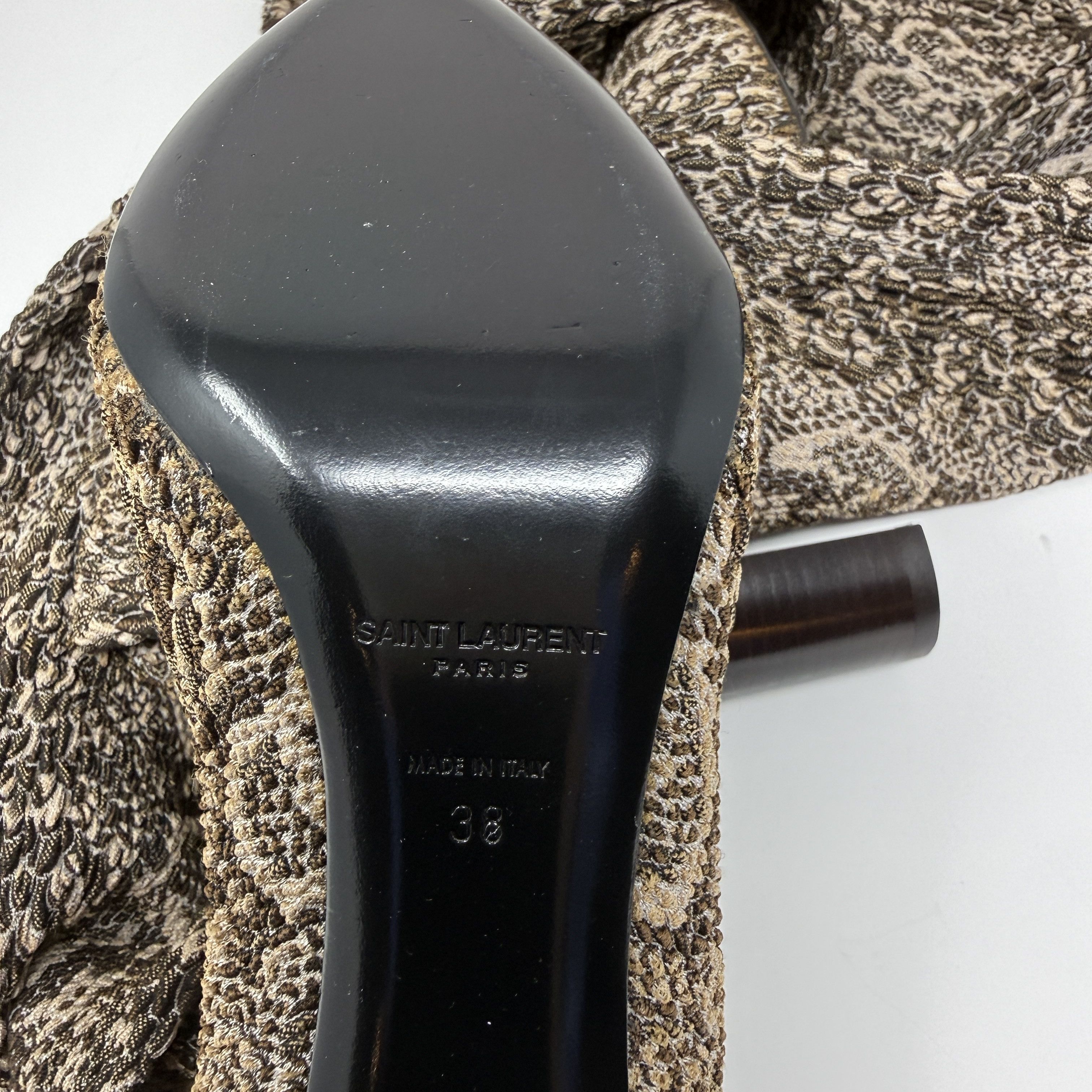 Saint Laurent Paris Saint Laurent YSL Moon Snake Stretch Knit Size US 8 / IT 38 - 7 Thumbnail