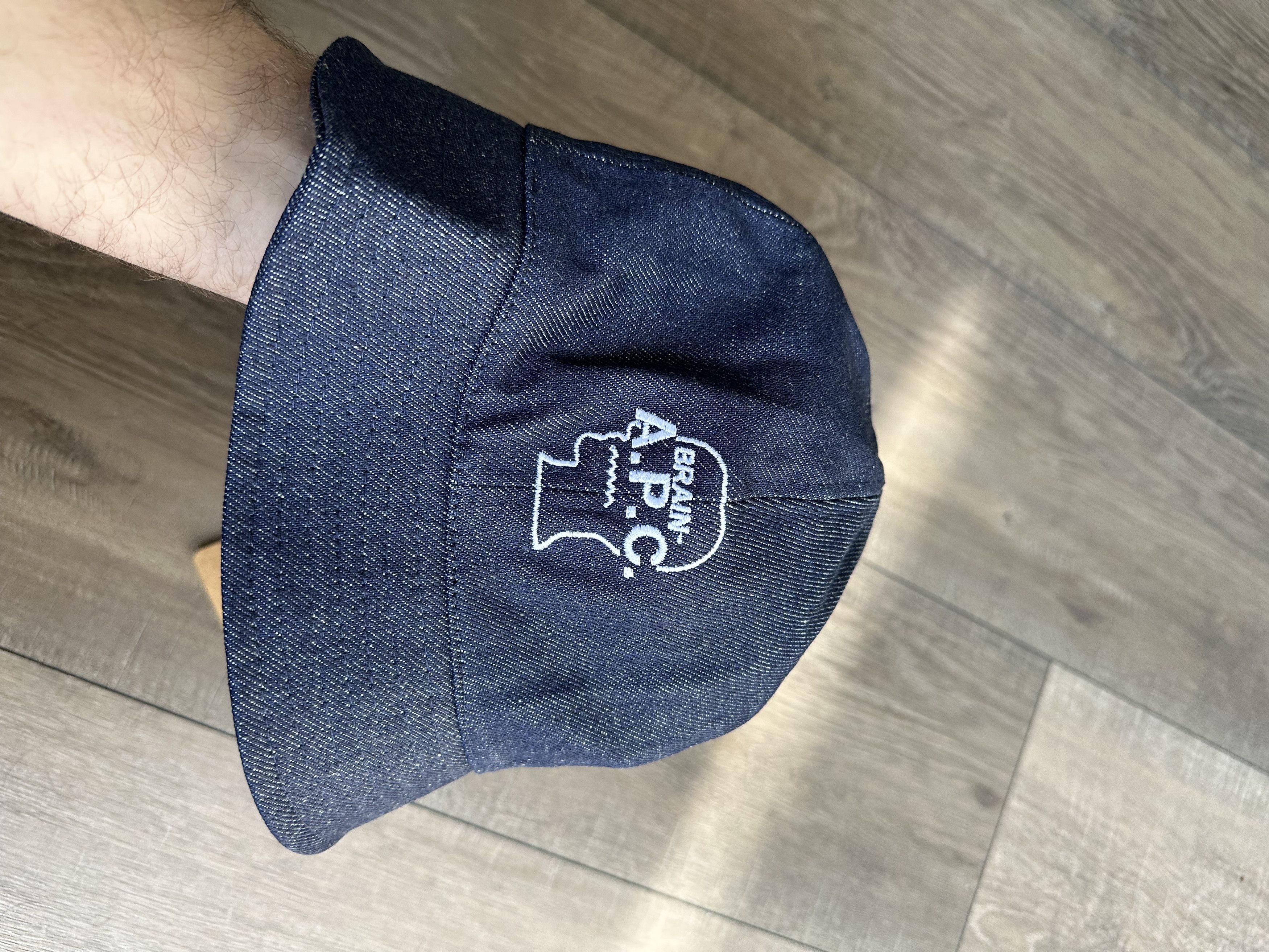 braindead×a.p.c デニムバケットハット Brain Dead x A.P.C. Denim Bell Hat - Indigo