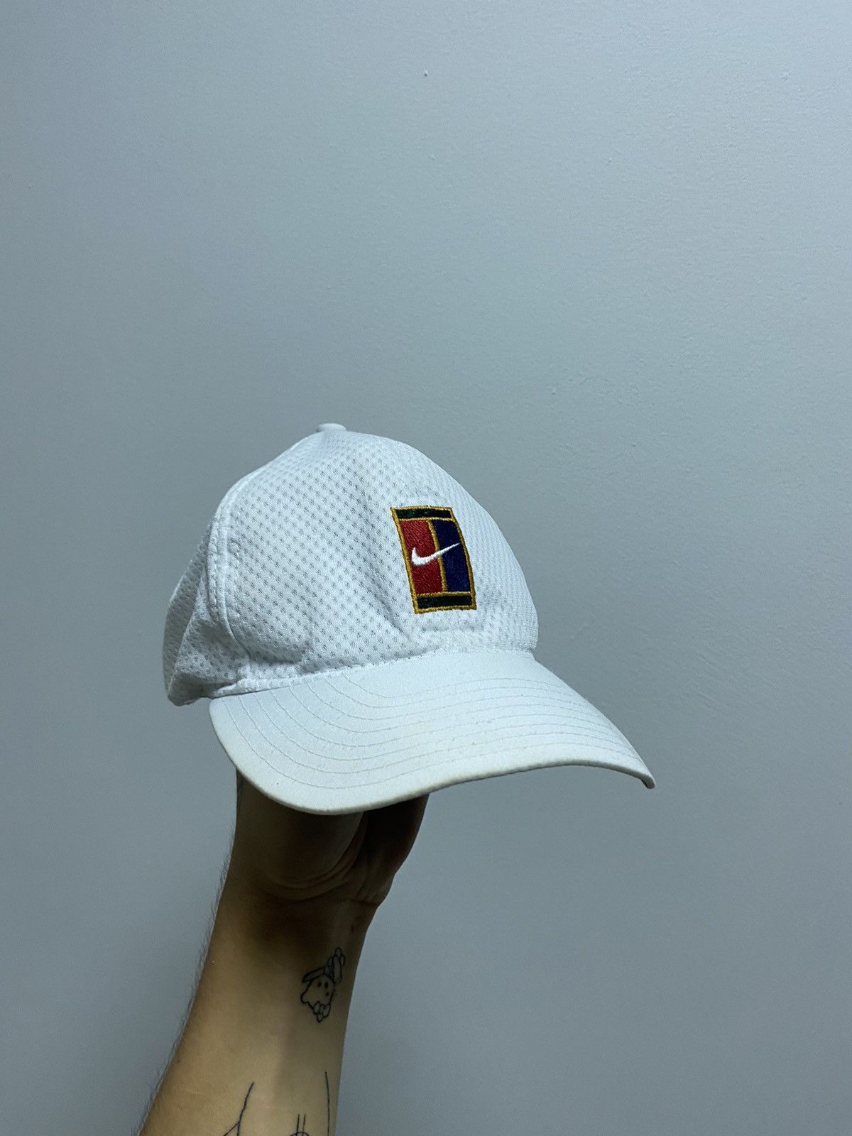 Nike × Vintage Nike Court Vintage Cap Hat Small Logo Y2K Style Casuals Rare Size ONE SIZE - 1 Thumbnail