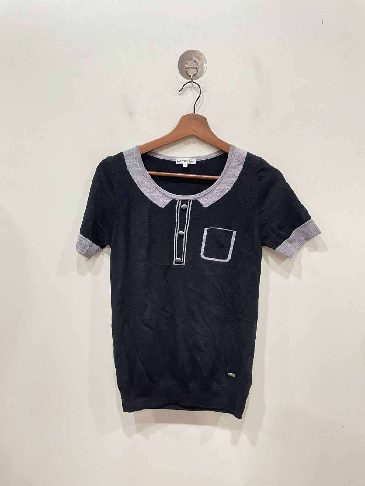 Lacoste Lacoste Short Sleeve Shirt Size S / US 4 / IT 40 - 1 Thumbnail