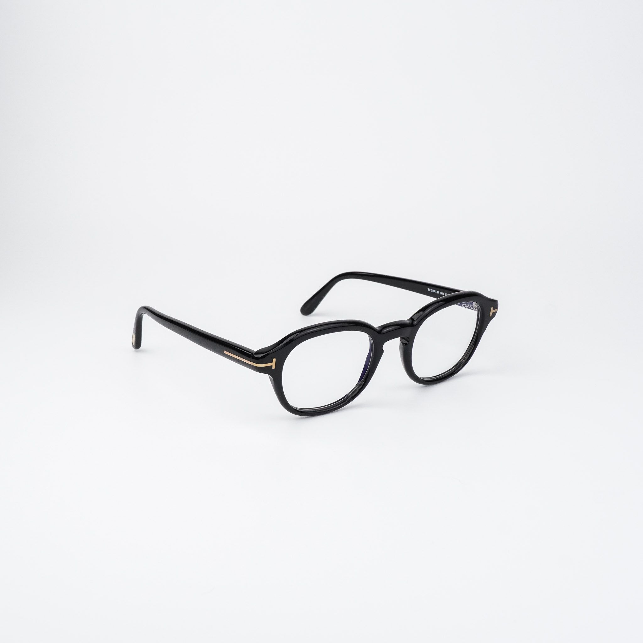 Tom Ford Tom Ford Men Eyeglasses Round FT5871-B 001 NEW AUTHENTIC Size ONE SIZE - 4 Thumbnail