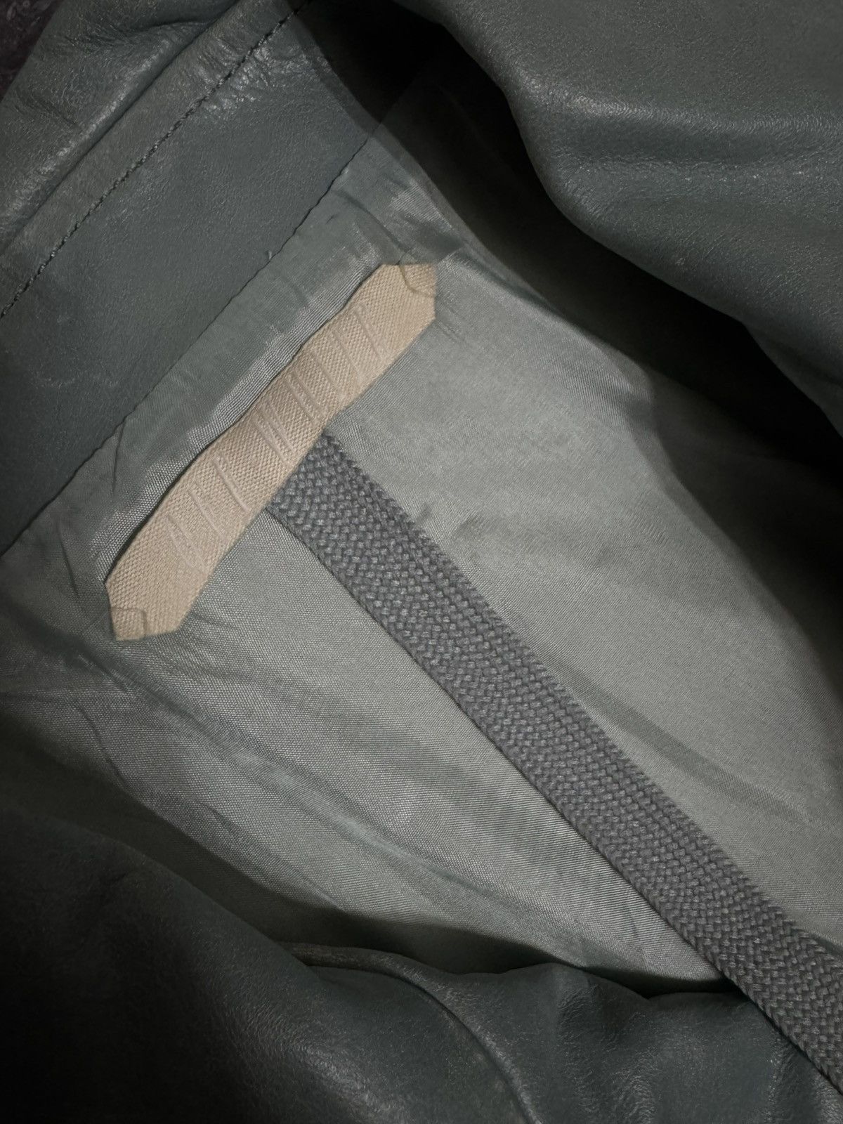 Off-White Off-white limited edition light blue leather jacket Size US M / EU 48-50 / 2 - 4 Thumbnail