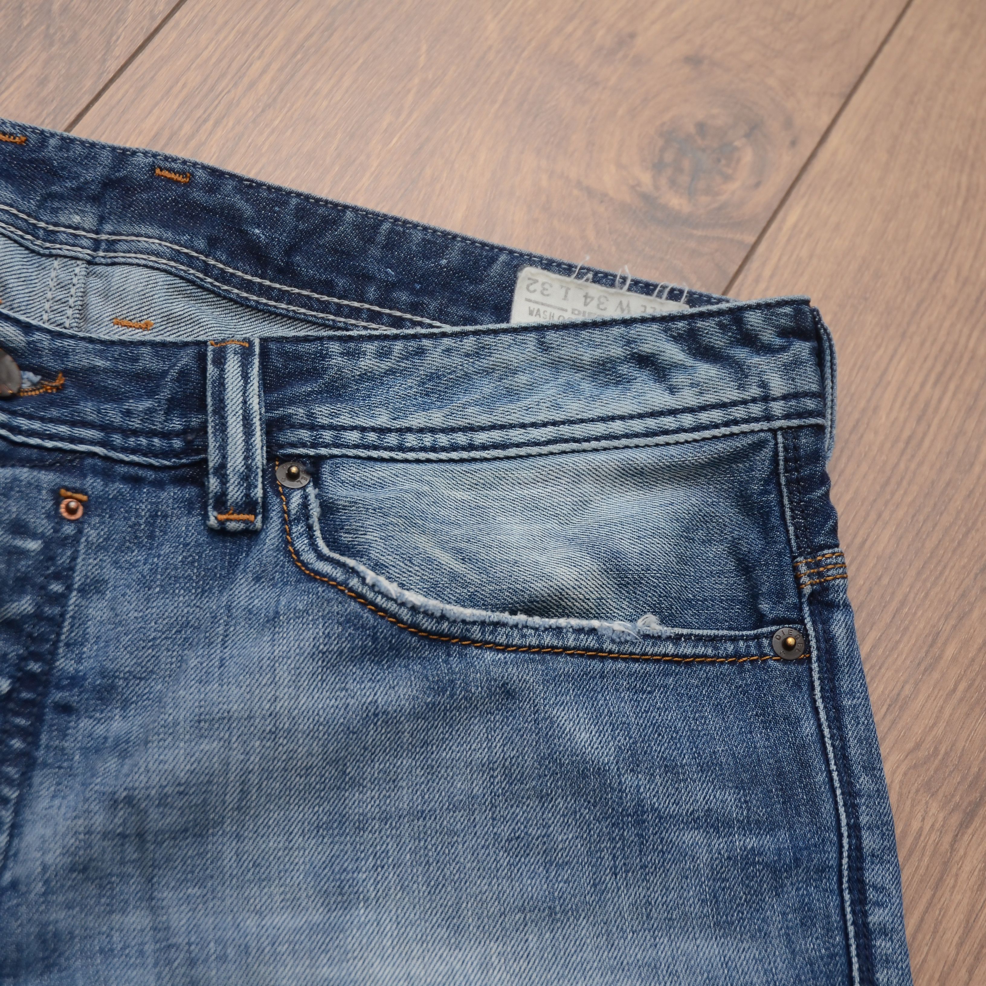 Diesel Diesel 3D Jeans Men W34 L30 Safado Straight Y2K Bootcut Size US 34 / EU 50 - 13 Thumbnail