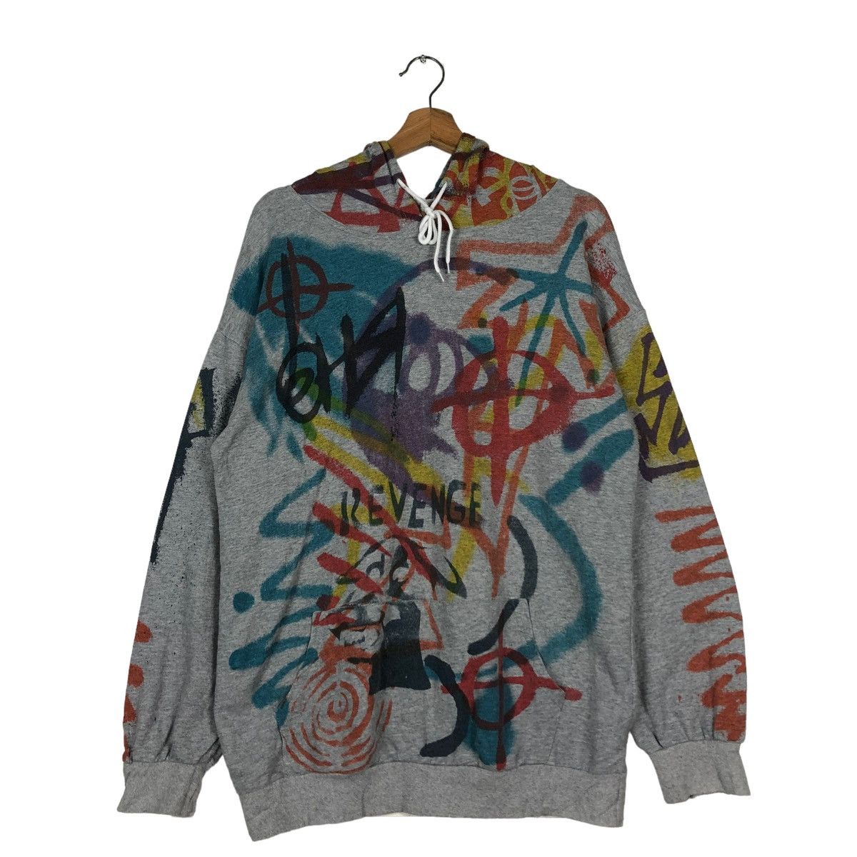 Japanese Brand 🔥VINTAGE HOODIE PULL OVER ANORAK ART DESIGN ISSEY MIYAKE Size US M / EU 48-50 / 2 - 8 Thumbnail