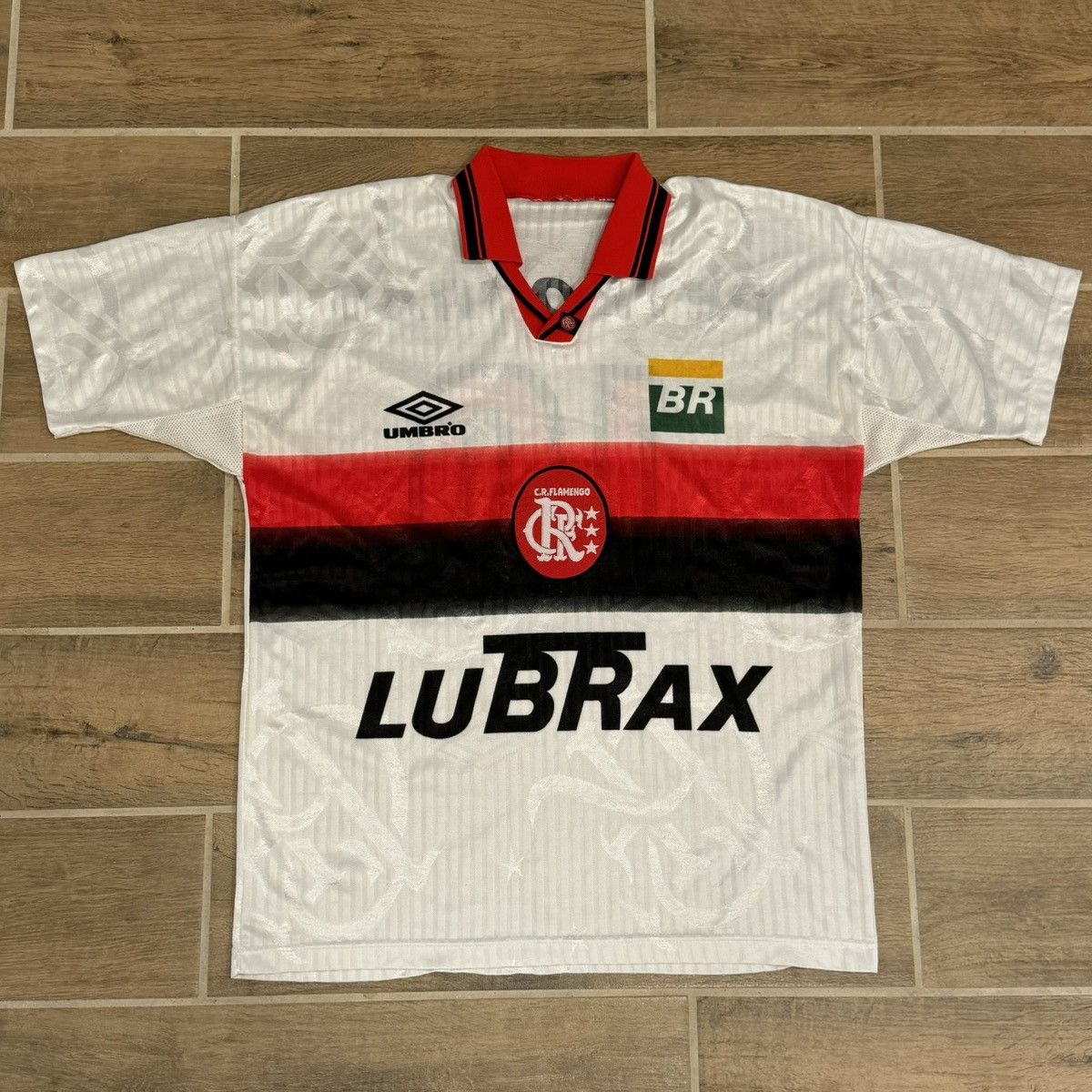 Umbro × Vintage Umbro Flamengo Brazil #10 Centenary 1995/1996 Soccer Jersey Size US L / EU 52-54 / 3 - 1 Thumbnail