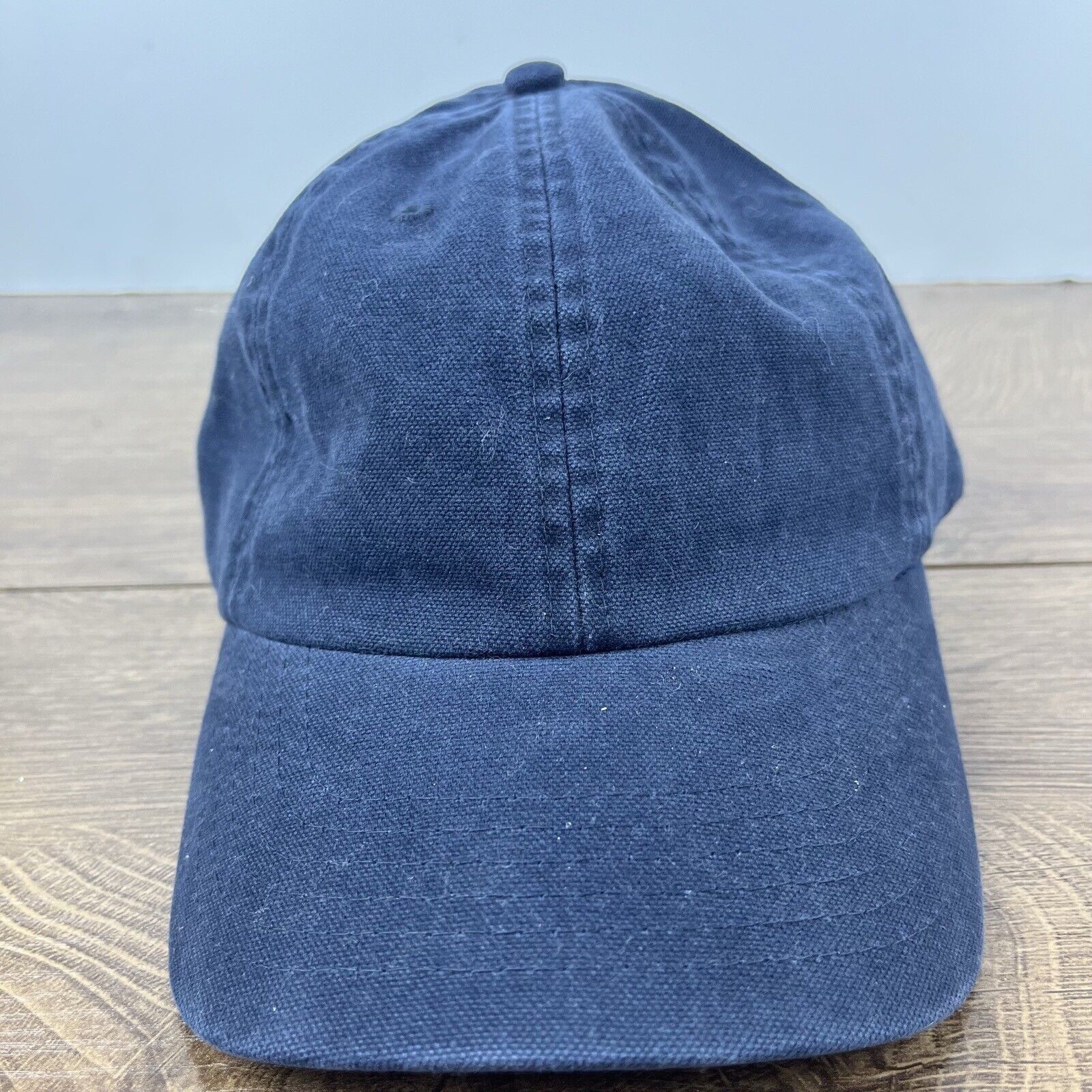 Other Navy Blue Baseball Cap Hat Blue Adjustable Hat Blue Adult Si Size ONE SIZE - 4 Thumbnail