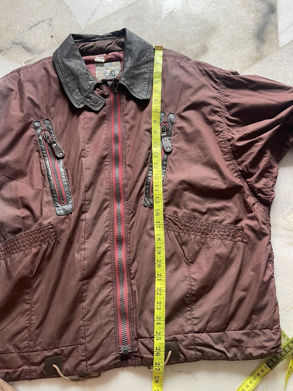 Nigel Cabourn 80s 90s Nigel Caboun Faded Flight Jacket 96 Size US L / EU 52-54 / 3 - 18 Thumbnail
