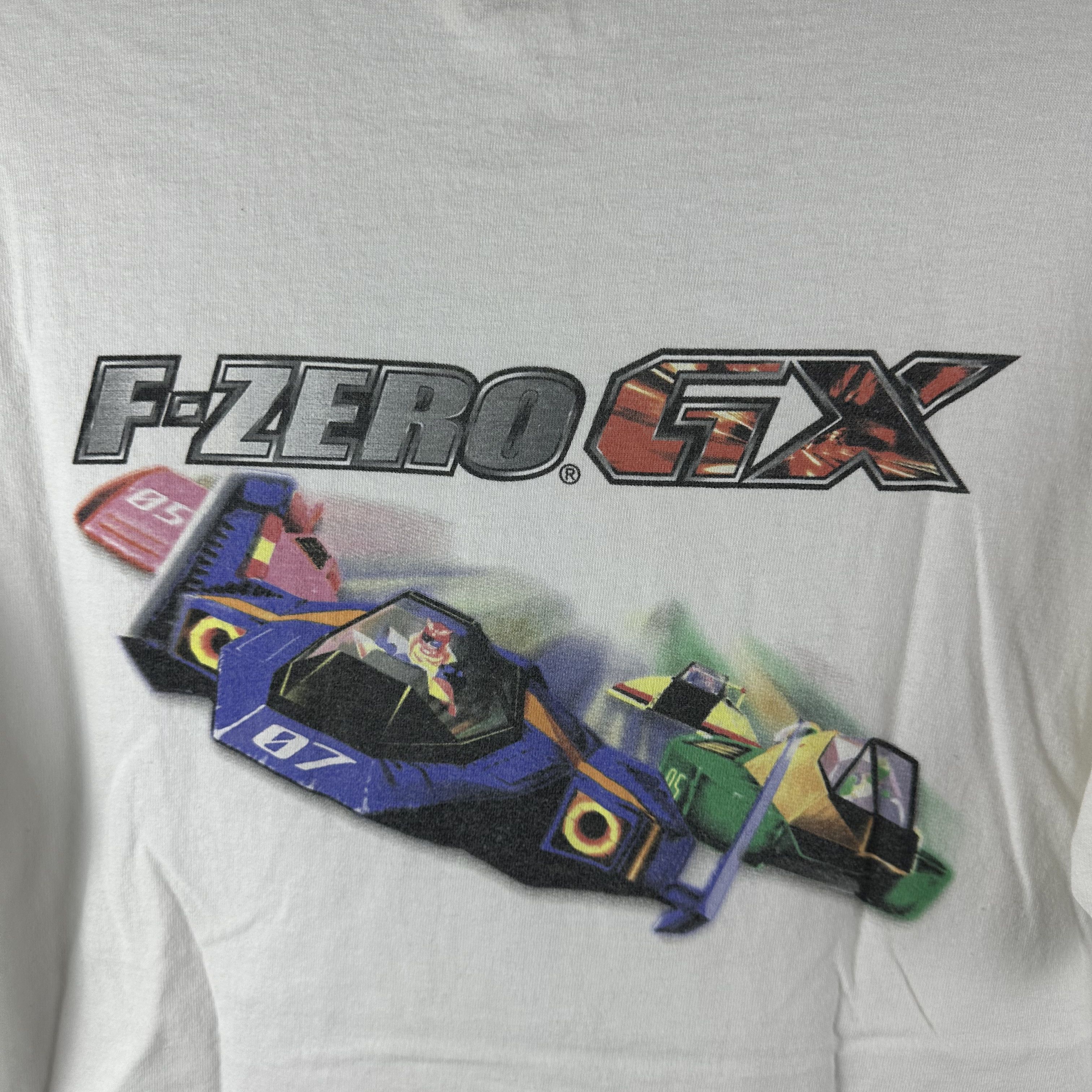 Vintage 2003 Nintendo GameCube F-Zero GX Video Game Promo T-shirt Size US L / EU 52-54 / 3 - 4 Thumbnail