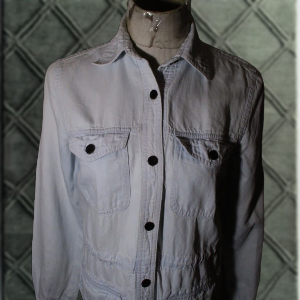 Ralph Lauren LAUREN Ralph Lauren Denim Jacket Women's XS Blue Linen Blend Size XS / US 0-2 / IT 36-38 - 1 Thumbnail