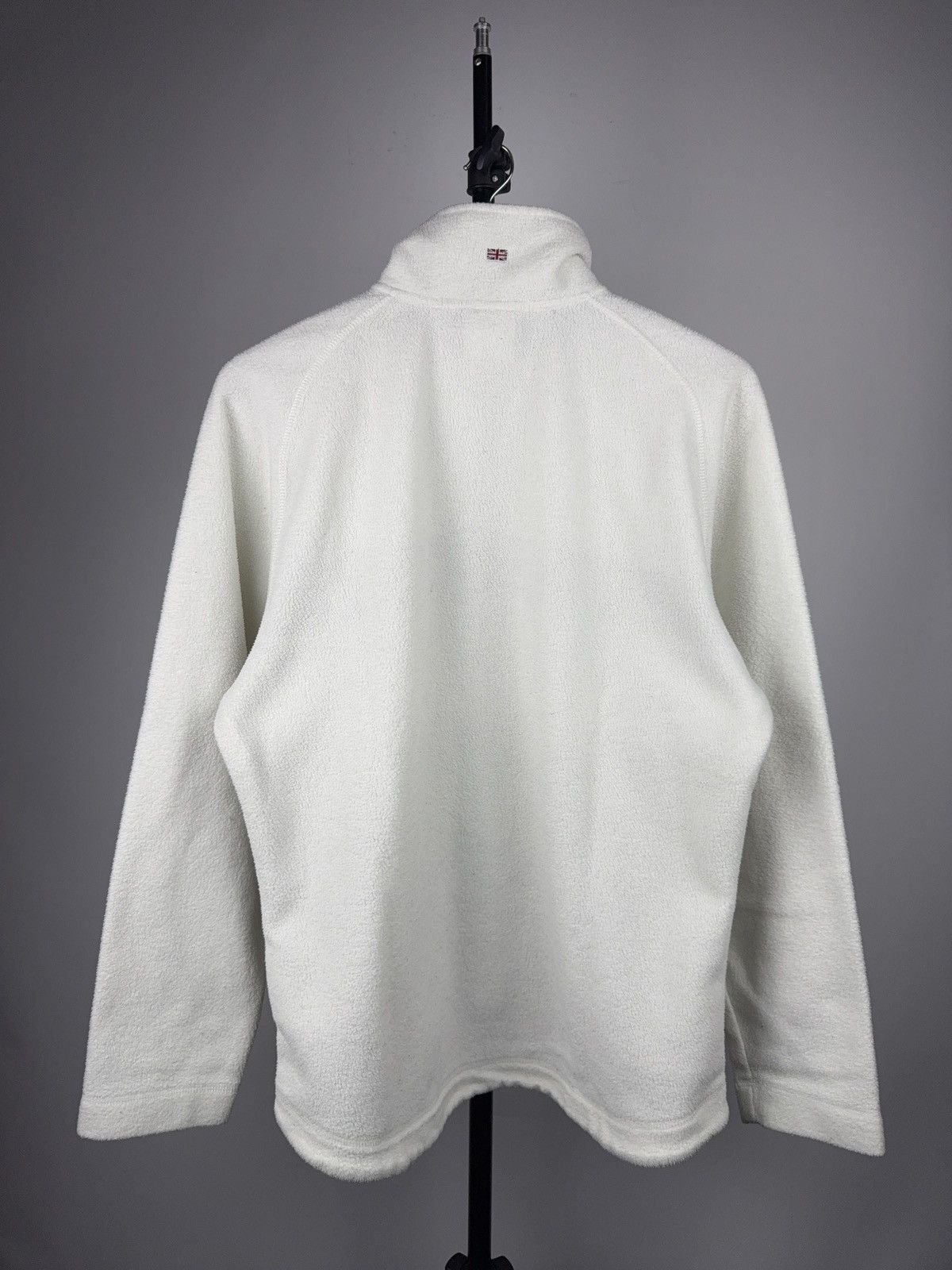 Reebok Vintage 00s Reebok Classic White Fleece Quarter Zip Size M/L Size US M / EU 48-50 / 2 - 12 Thumbnail