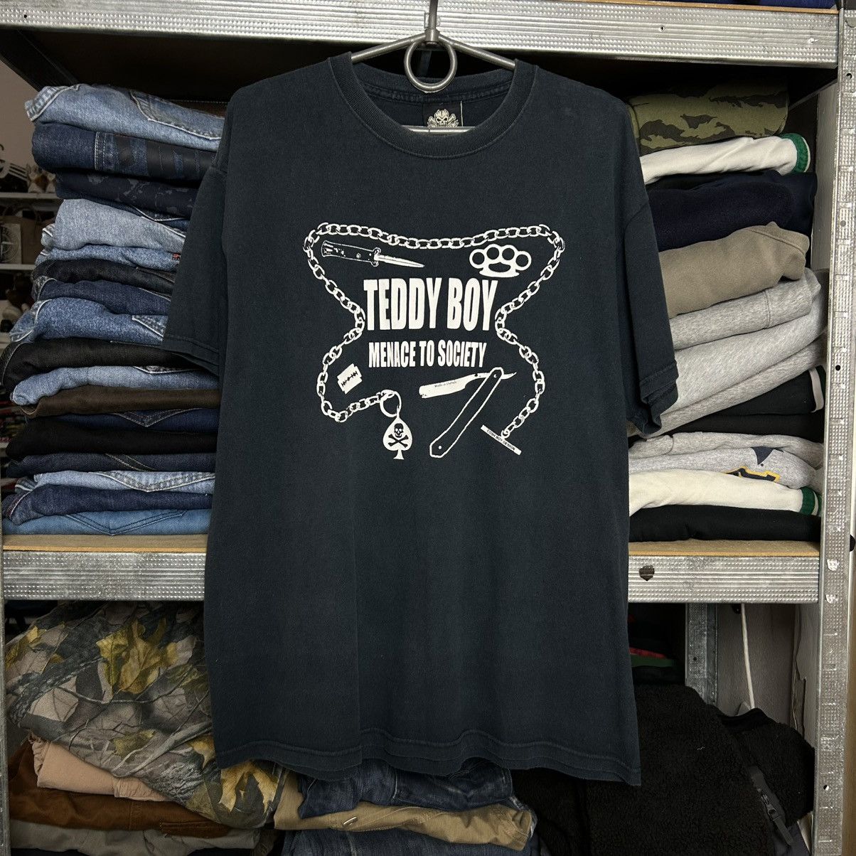 Band Tees Vintage Teddy Boy Cosh Boy Design big logo 2000’s tee Size US L / EU 52-54 / 3 - 1 Thumbnail