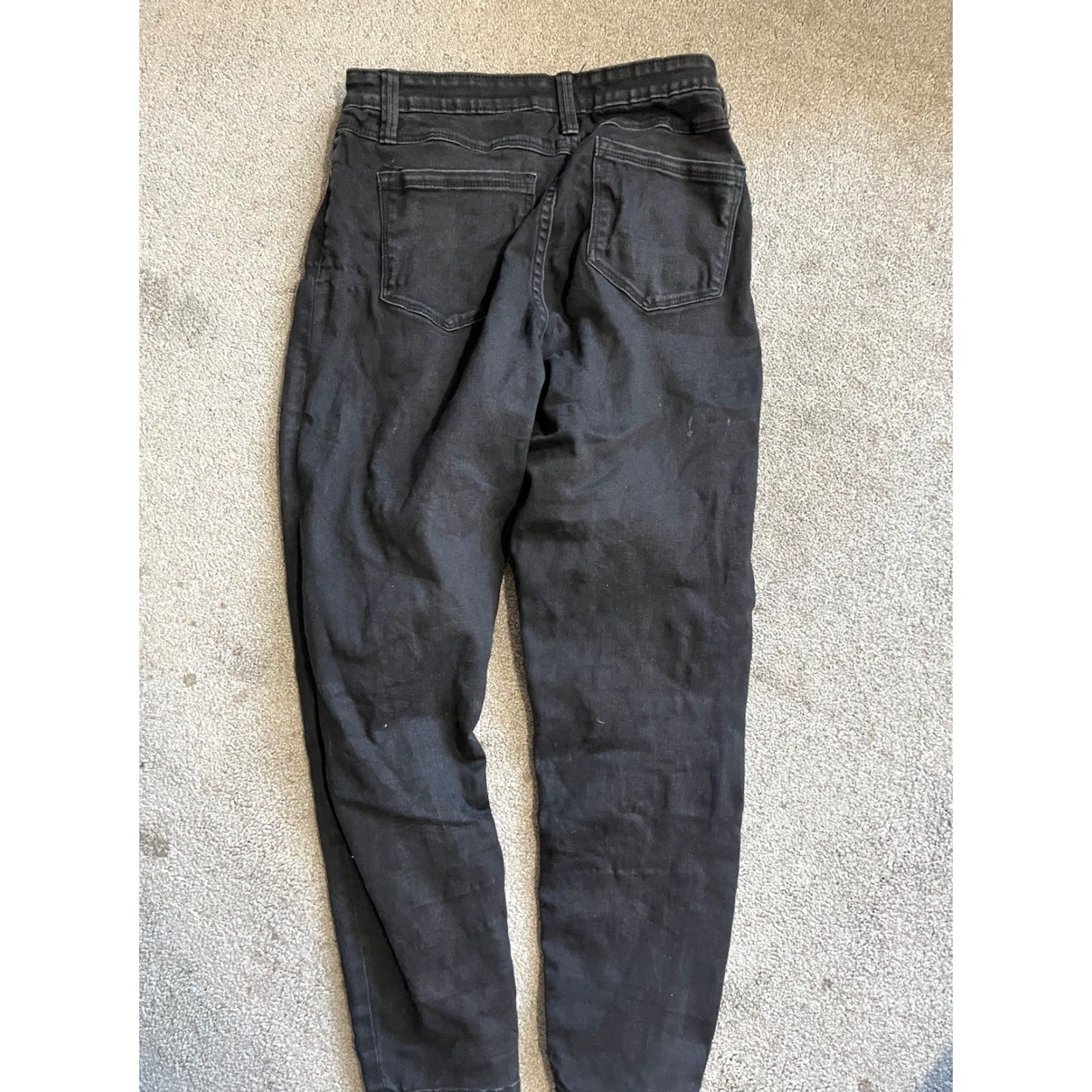 Buffalo David Bitton Buffalo David Bitton Jess Jeans Womens 6 Regular 28 Black Distressed 5-Pocket Denim Skinny Modern Classic Size 28" / US 6 / IT 42 - 3 Thumbnail