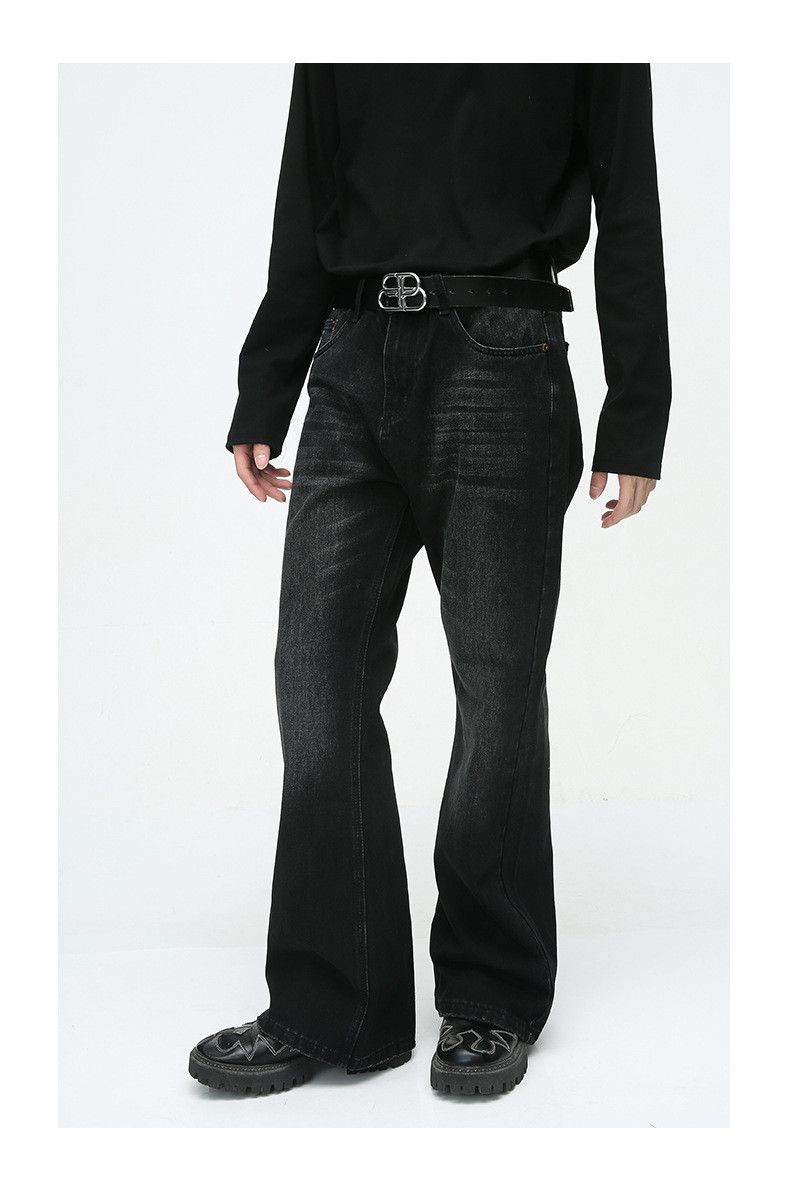 Vintage Japanese retro style vibe slightly flared loose washed jeans Size US 34 / EU 50 - 4 Thumbnail