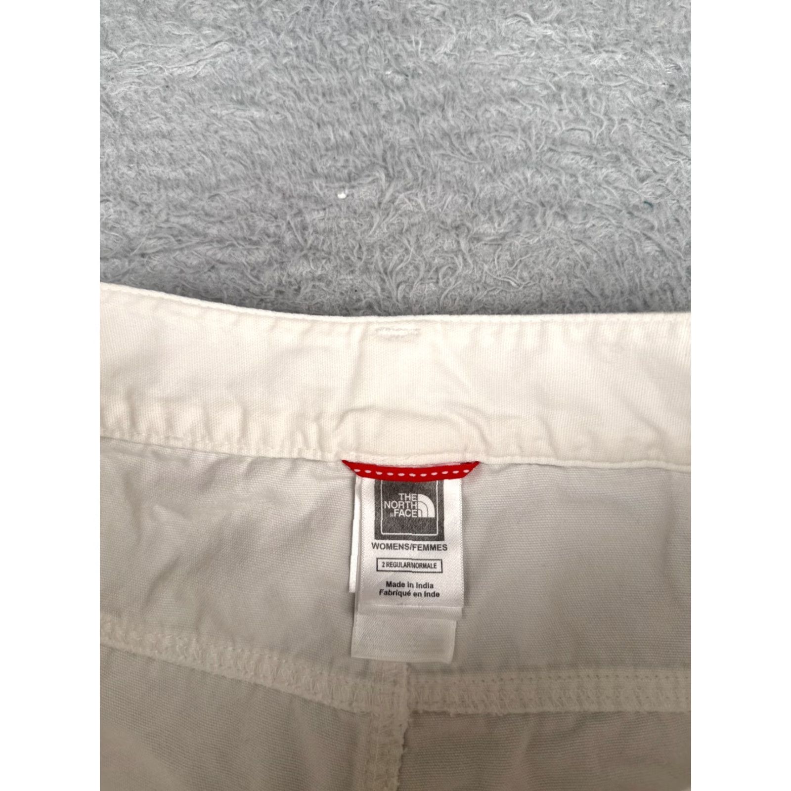 The North Face The North Face Womens Shorts Cargo 28 White 100% Cotton Activewear Casual Travel Workwear Regular Size 26" / US 2 / IT 38 - 7 Thumbnail